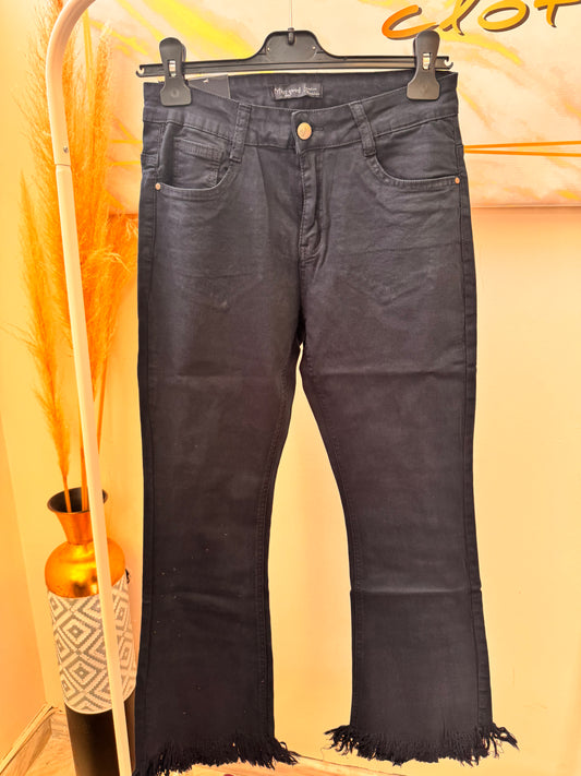 Elina Dark Blue Elastic pant