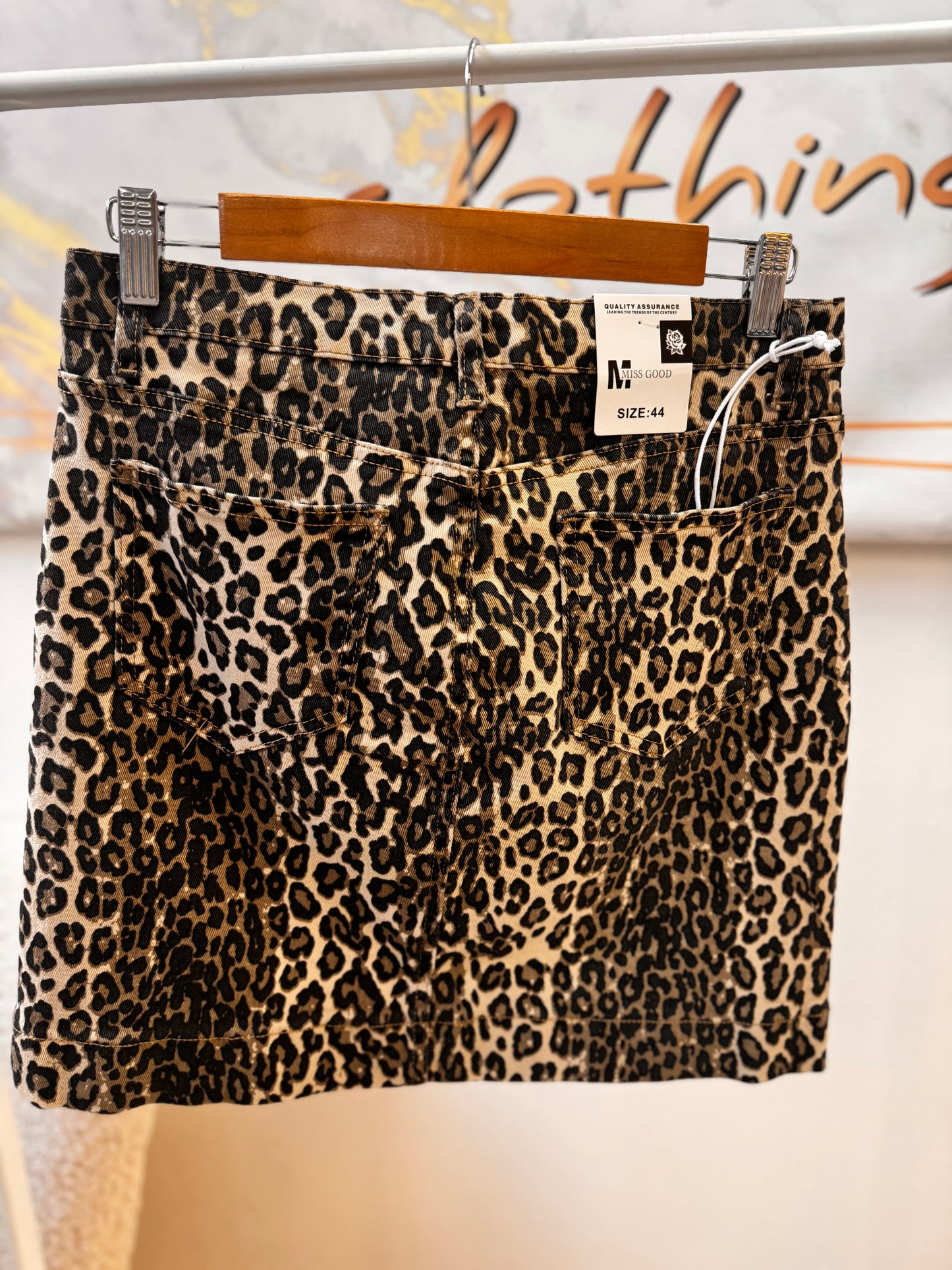 Mini Leopard Skirt