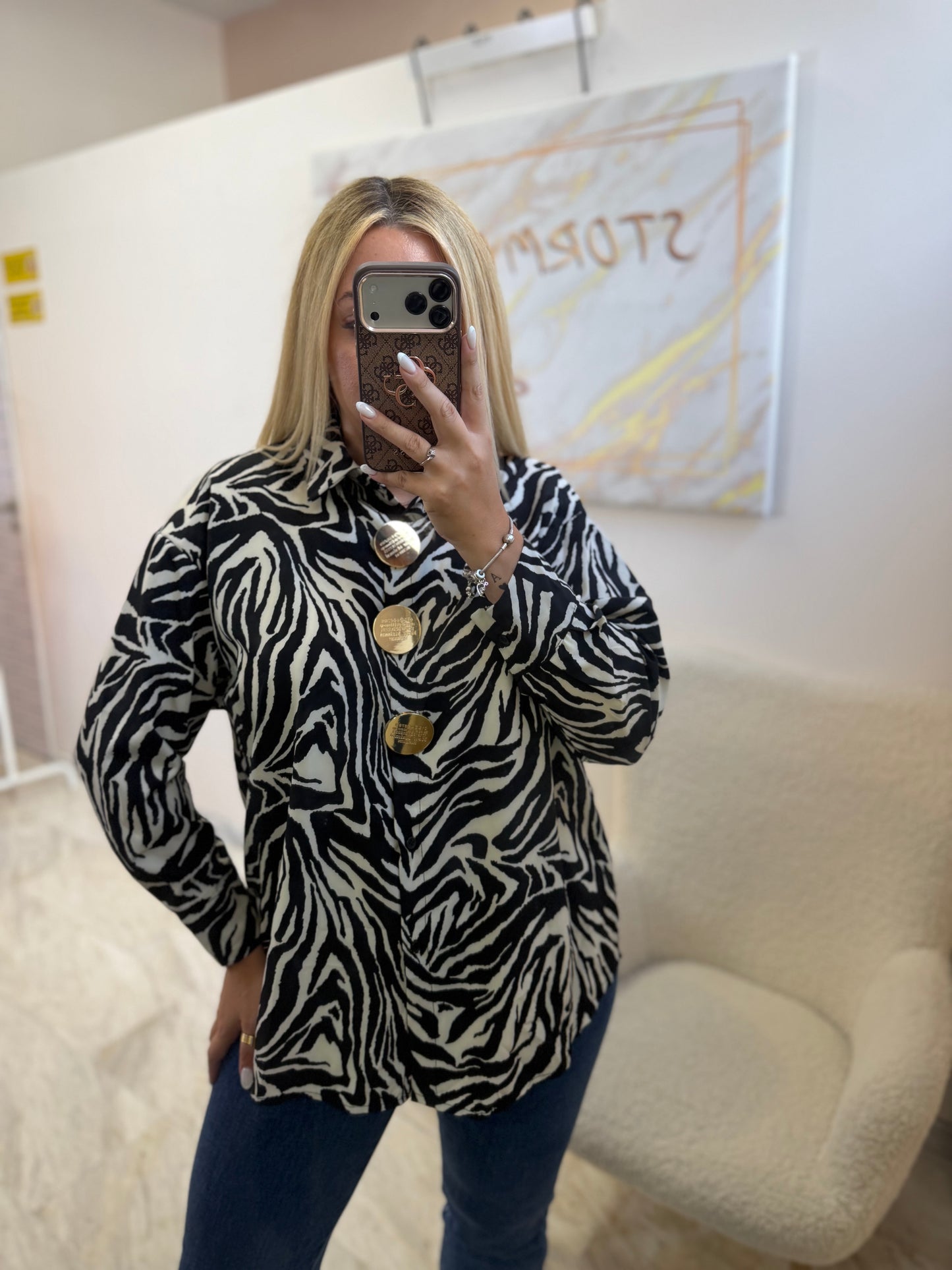 Animal print Πουκάμισο