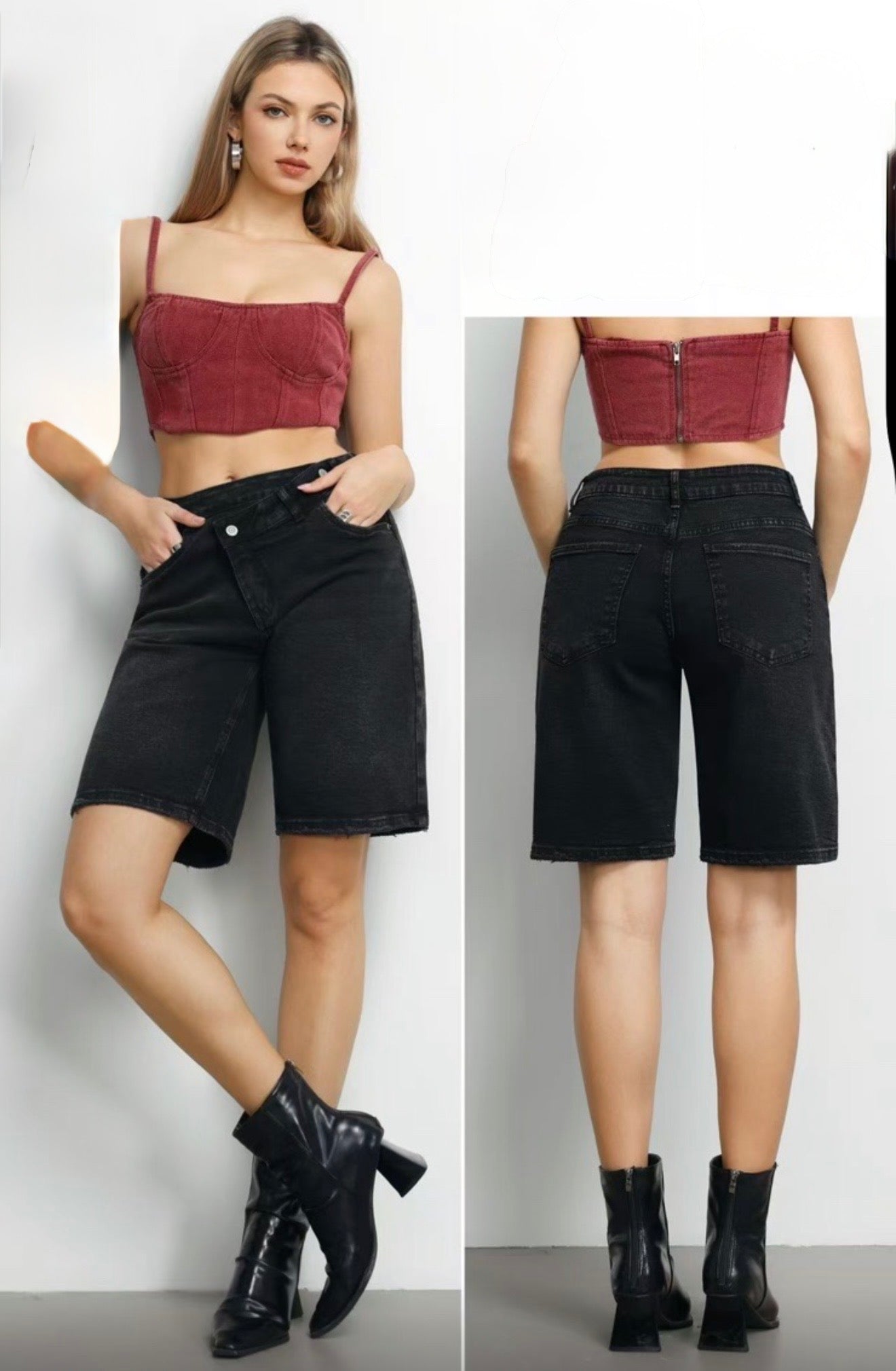 Baggy Bermuda Black