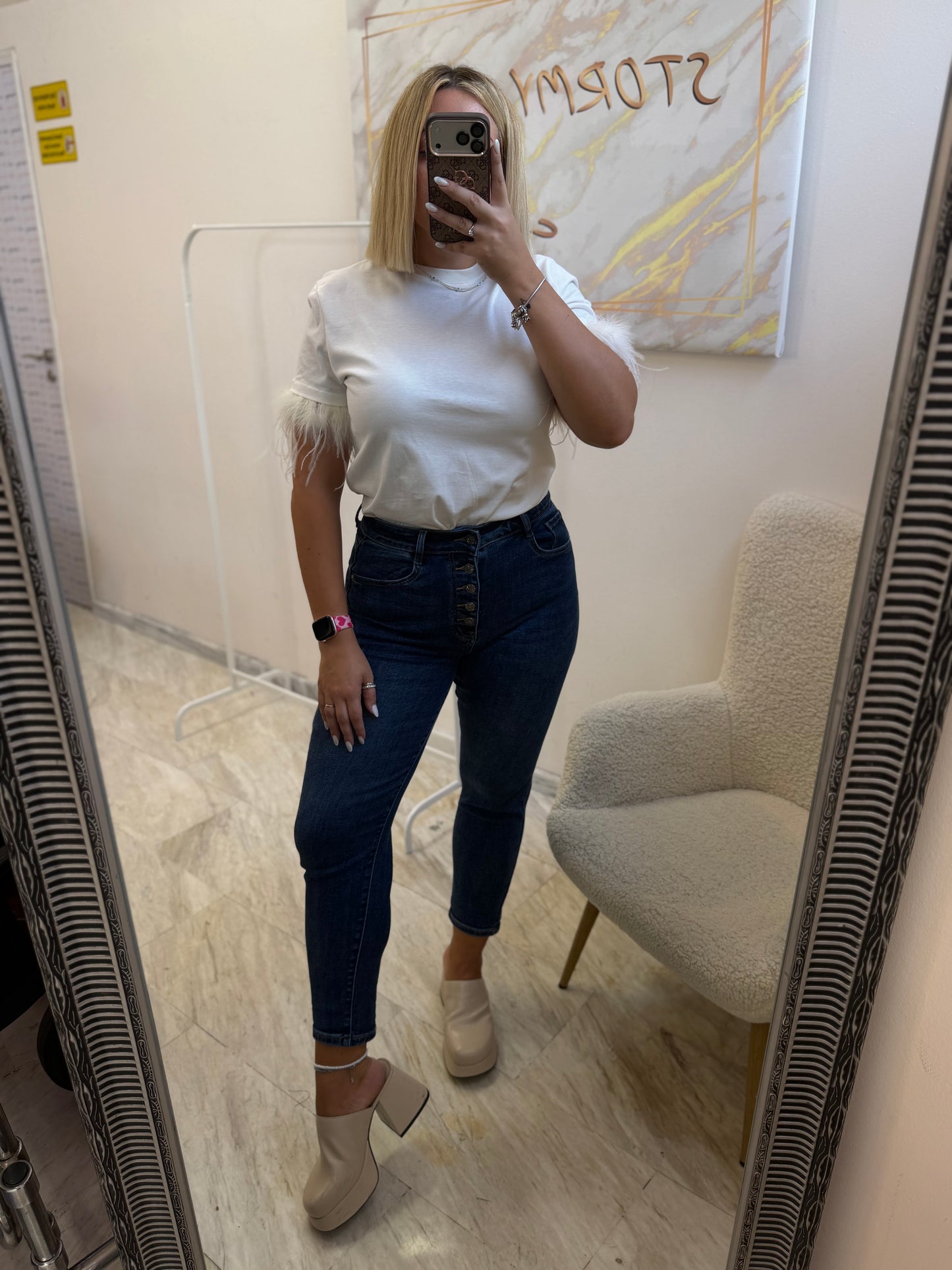 Helen Elastic Jean Blue