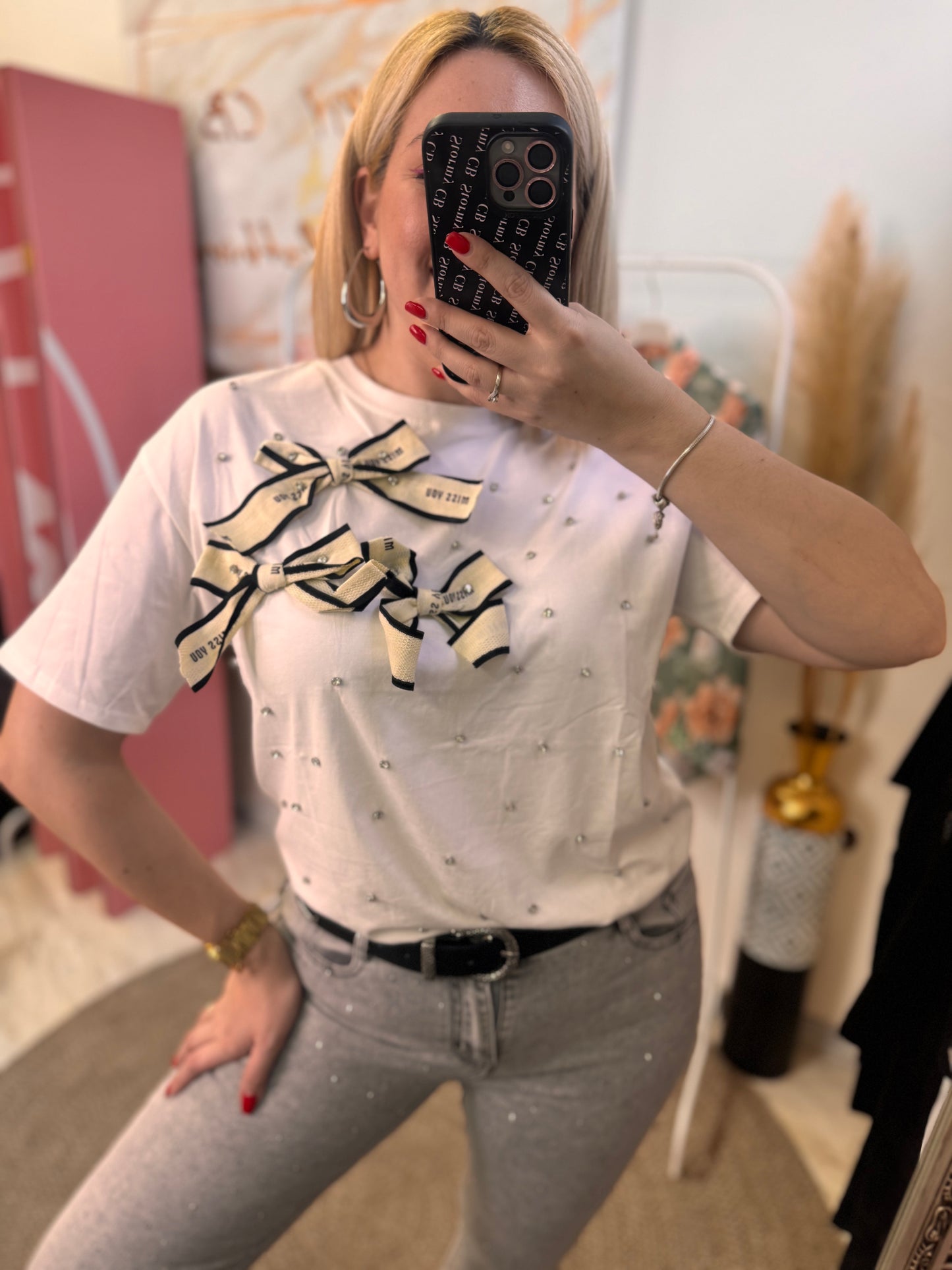 Bow & Strass T-shirt