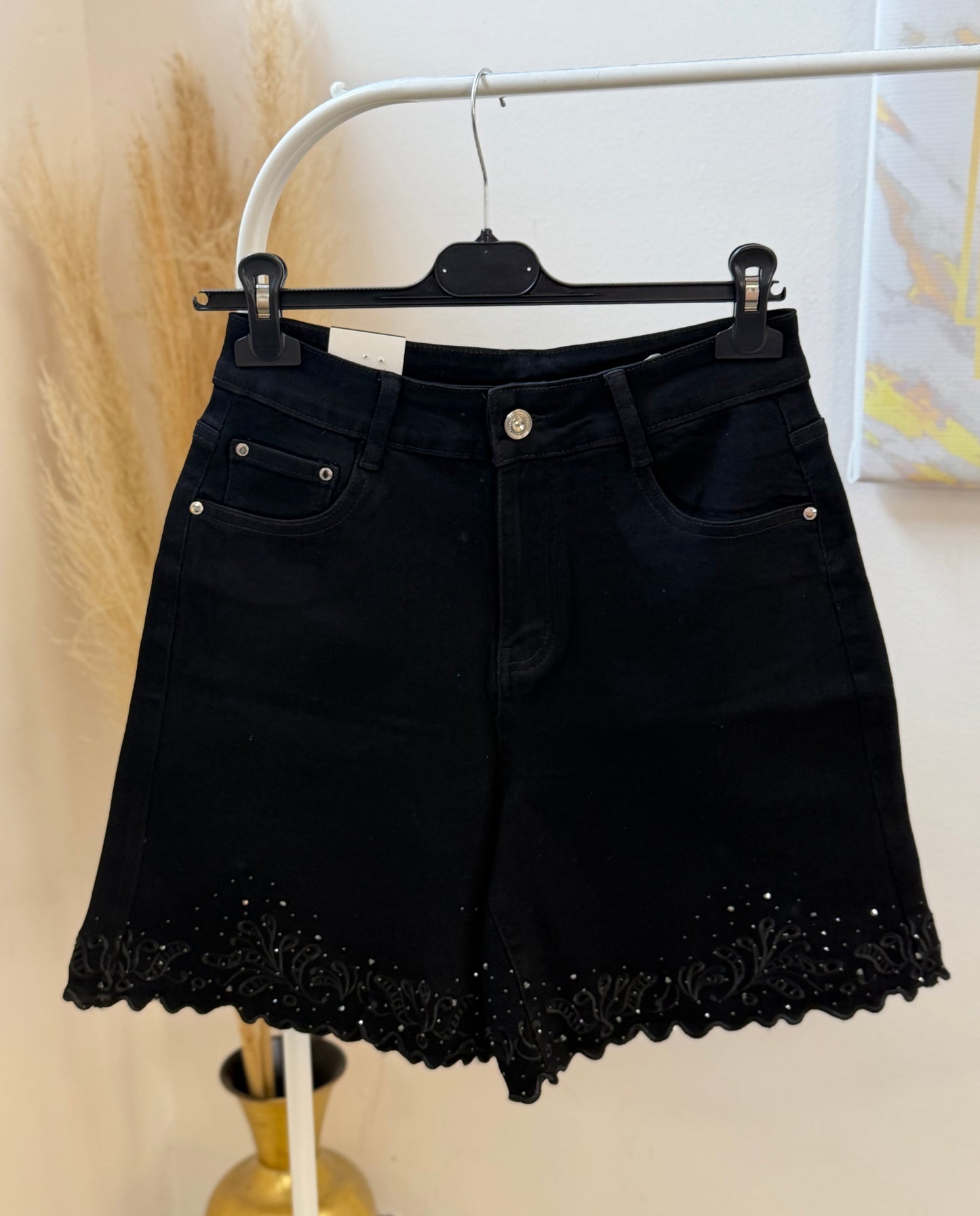 Adele Black Shorts
