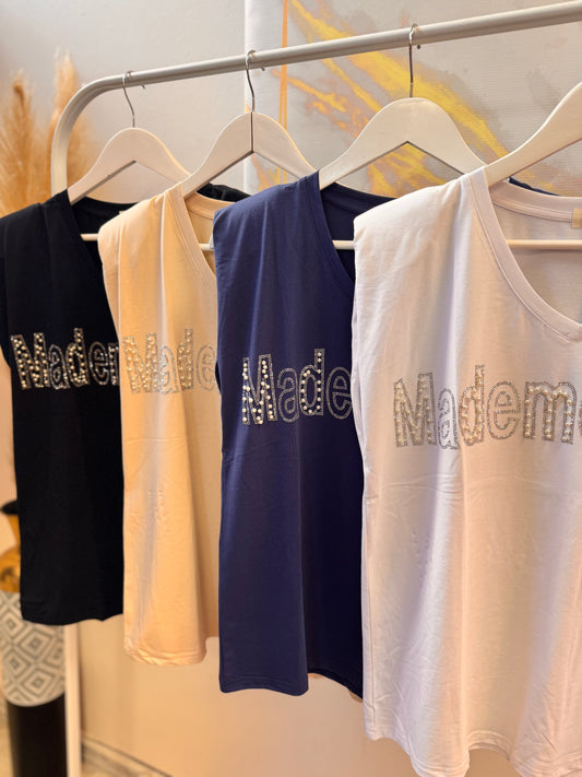 V Strass T-shirt