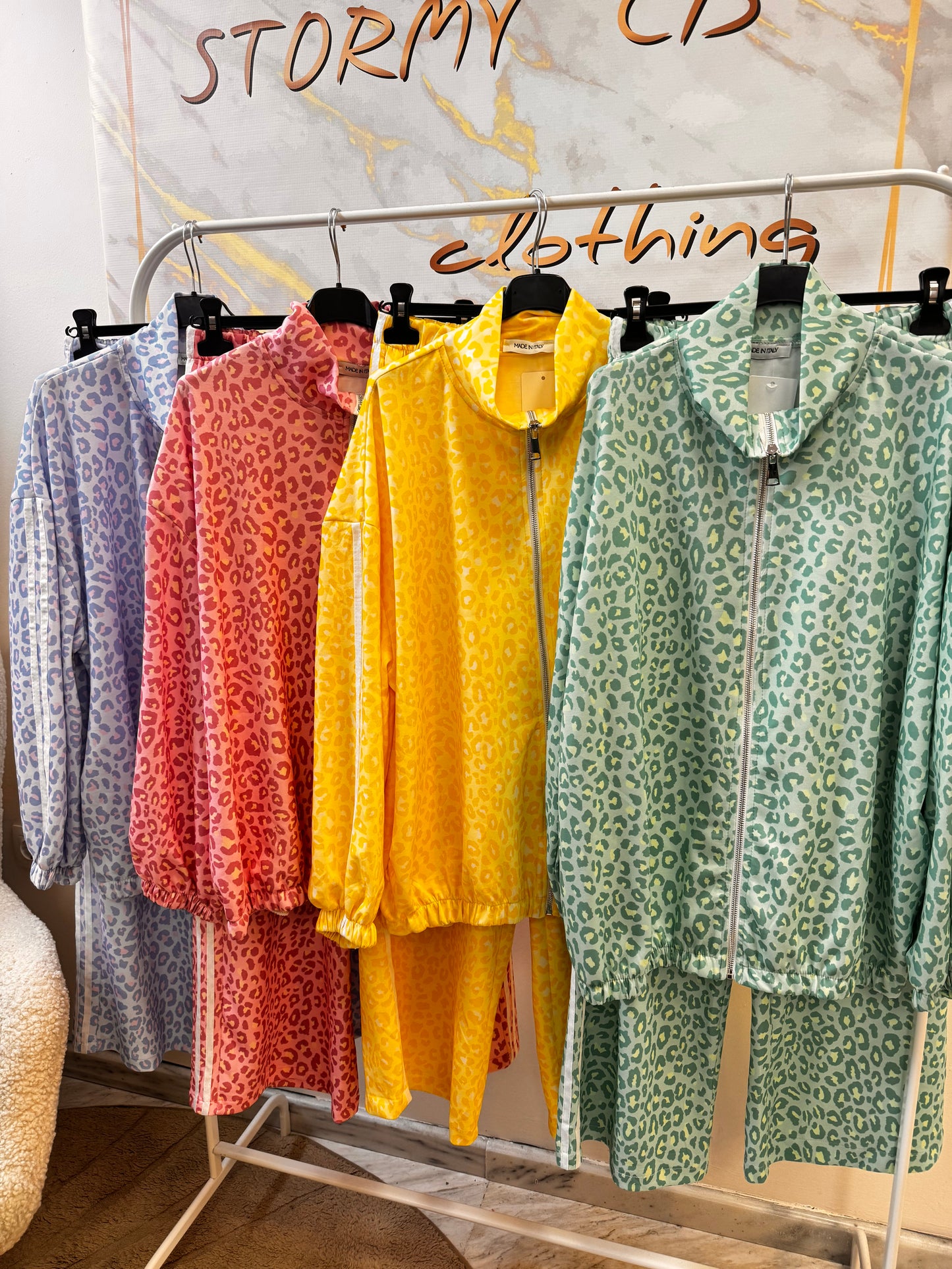 Leopard Striped Set Spring