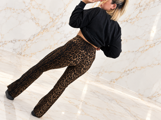 Κολάνοπαντελόνι flare leopard