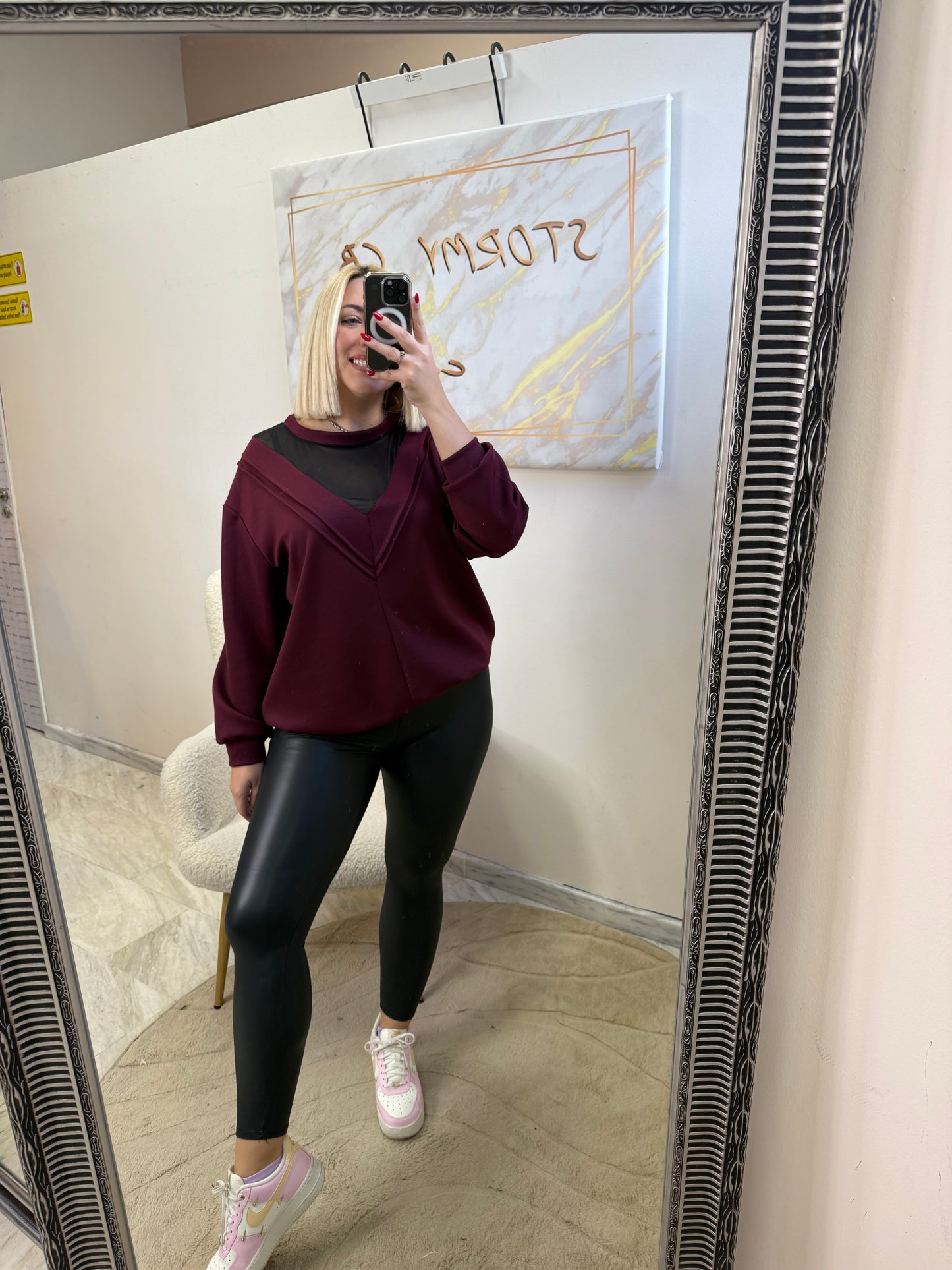 Shinny Leather Κολάν