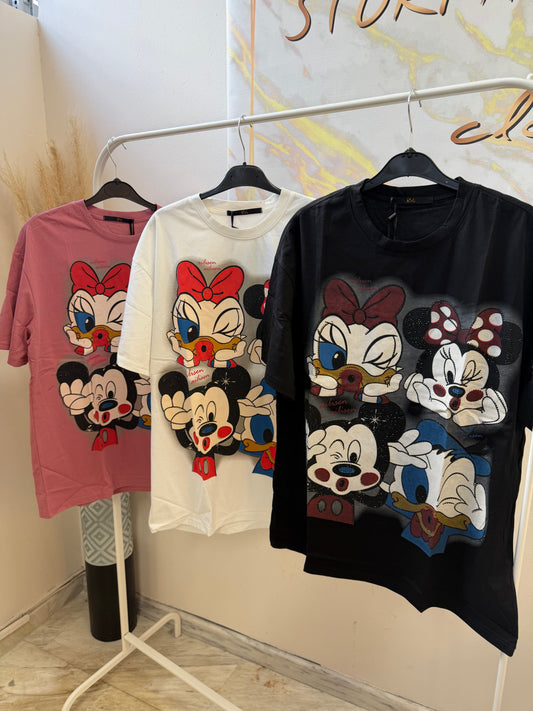 Multi Cartoon T-shirt