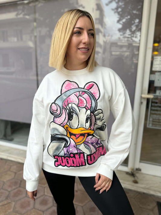 Duck Oversized Shirt White