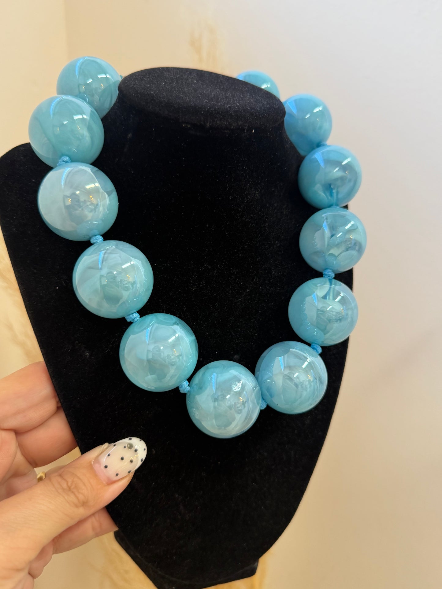 Balls Necklace Turquoise