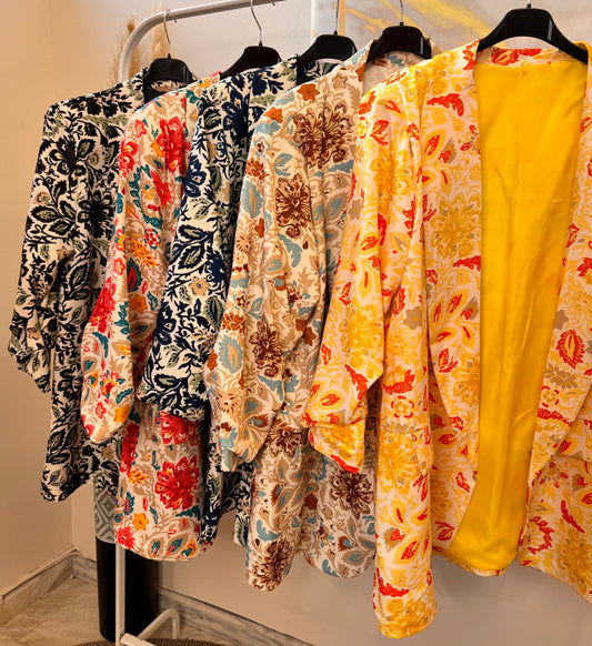 PLUS SIZE FLORAL ΣΑΚΑΚΙ