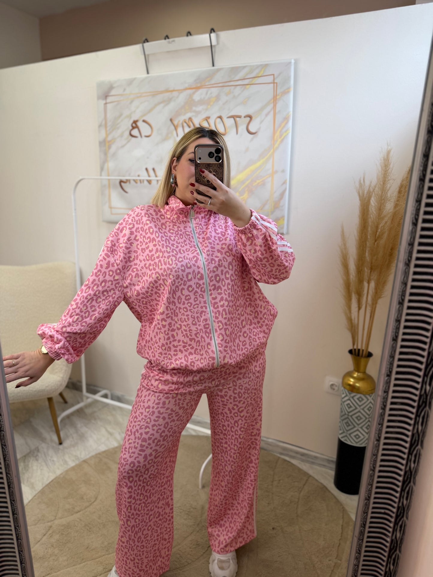 Leopard Striped Set Spring