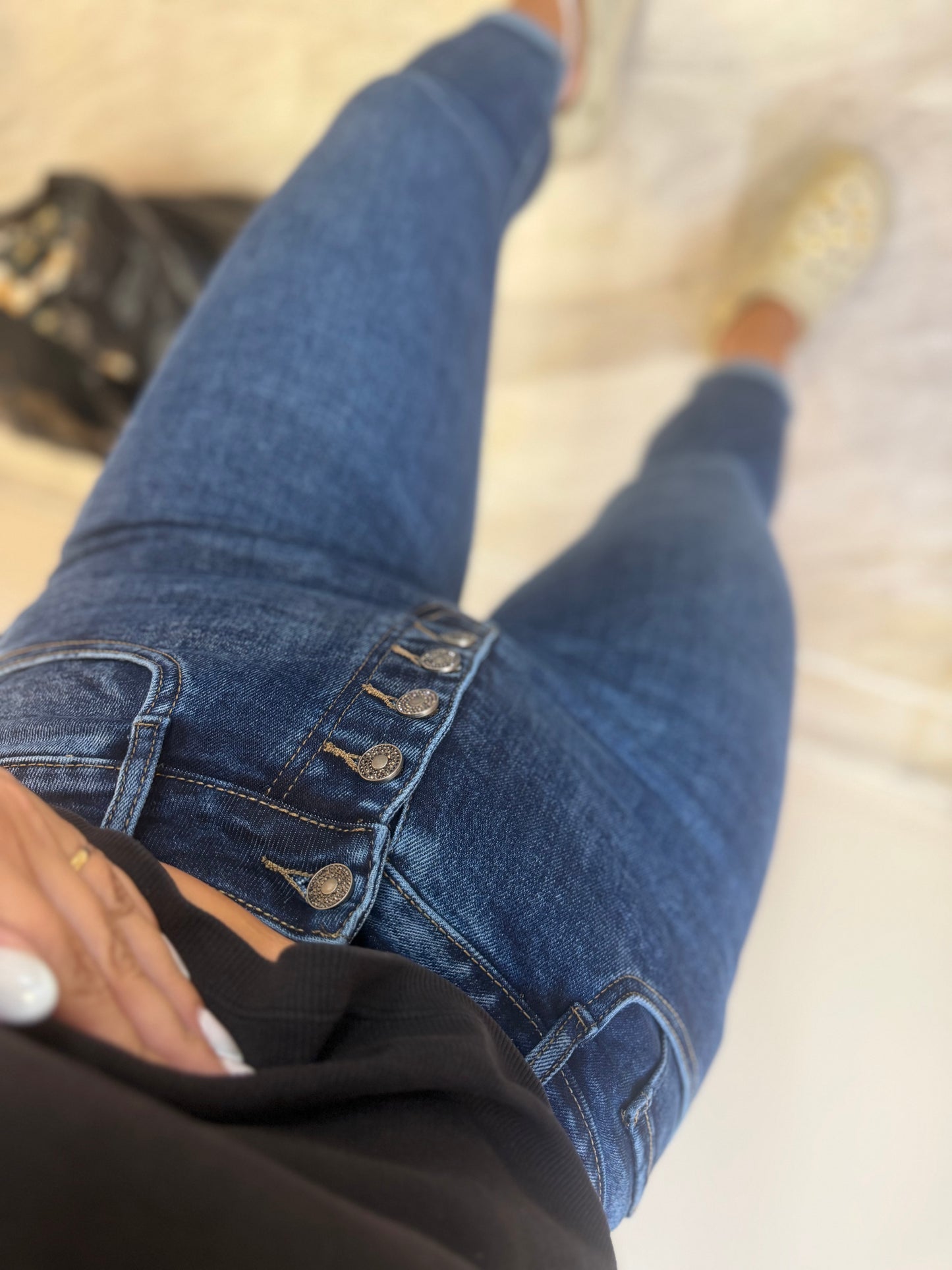 Helen Elastic Jean Blue