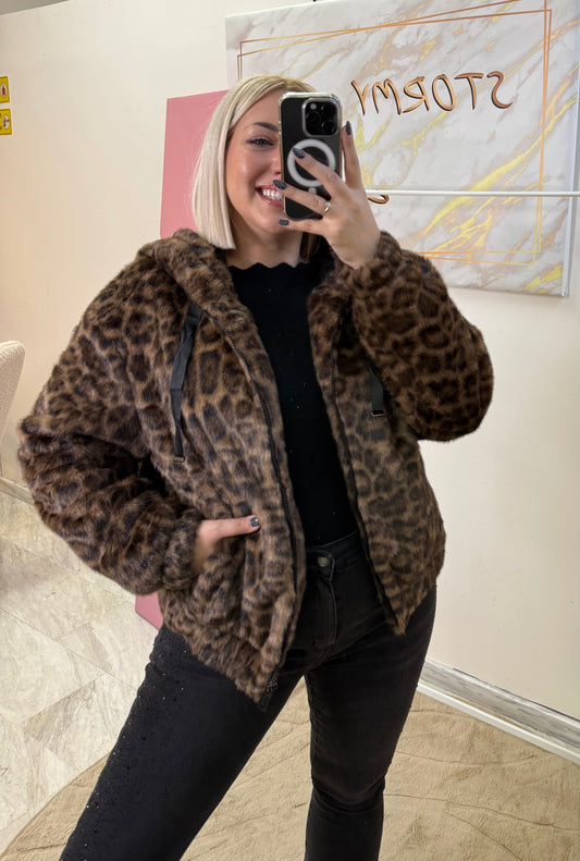 Leopard Fur Jacket