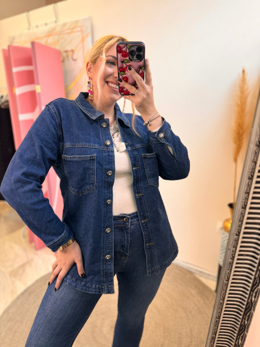 JEAN JACKET PLUS SIZE