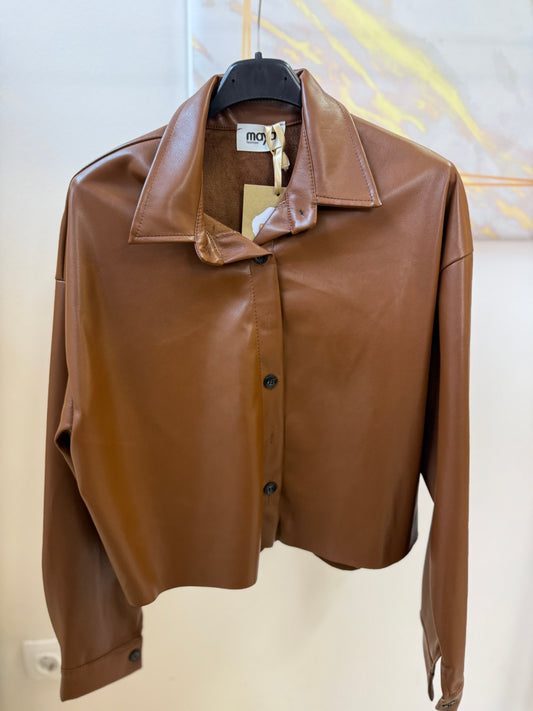 Δερματίνη Πουκαμισο Soft Camel