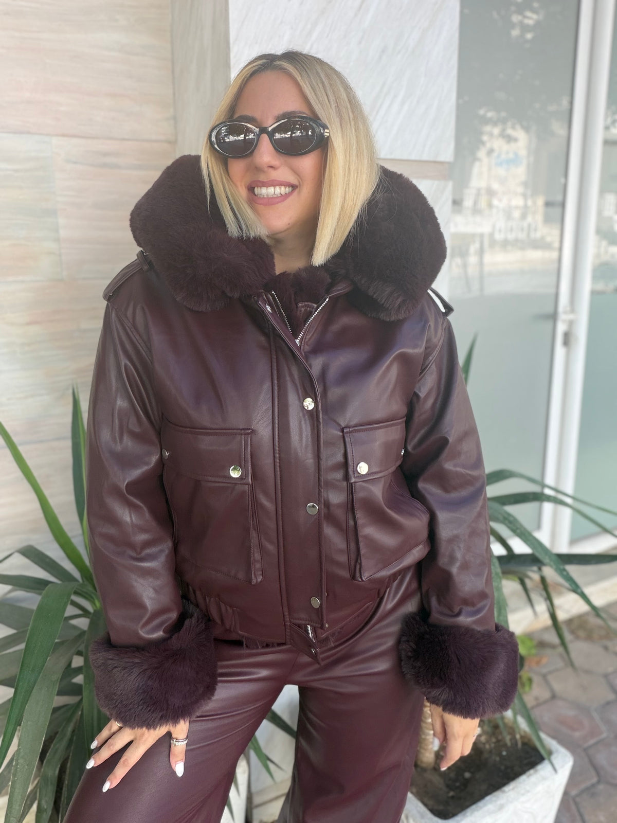 Lucky Jacket Bordeaux