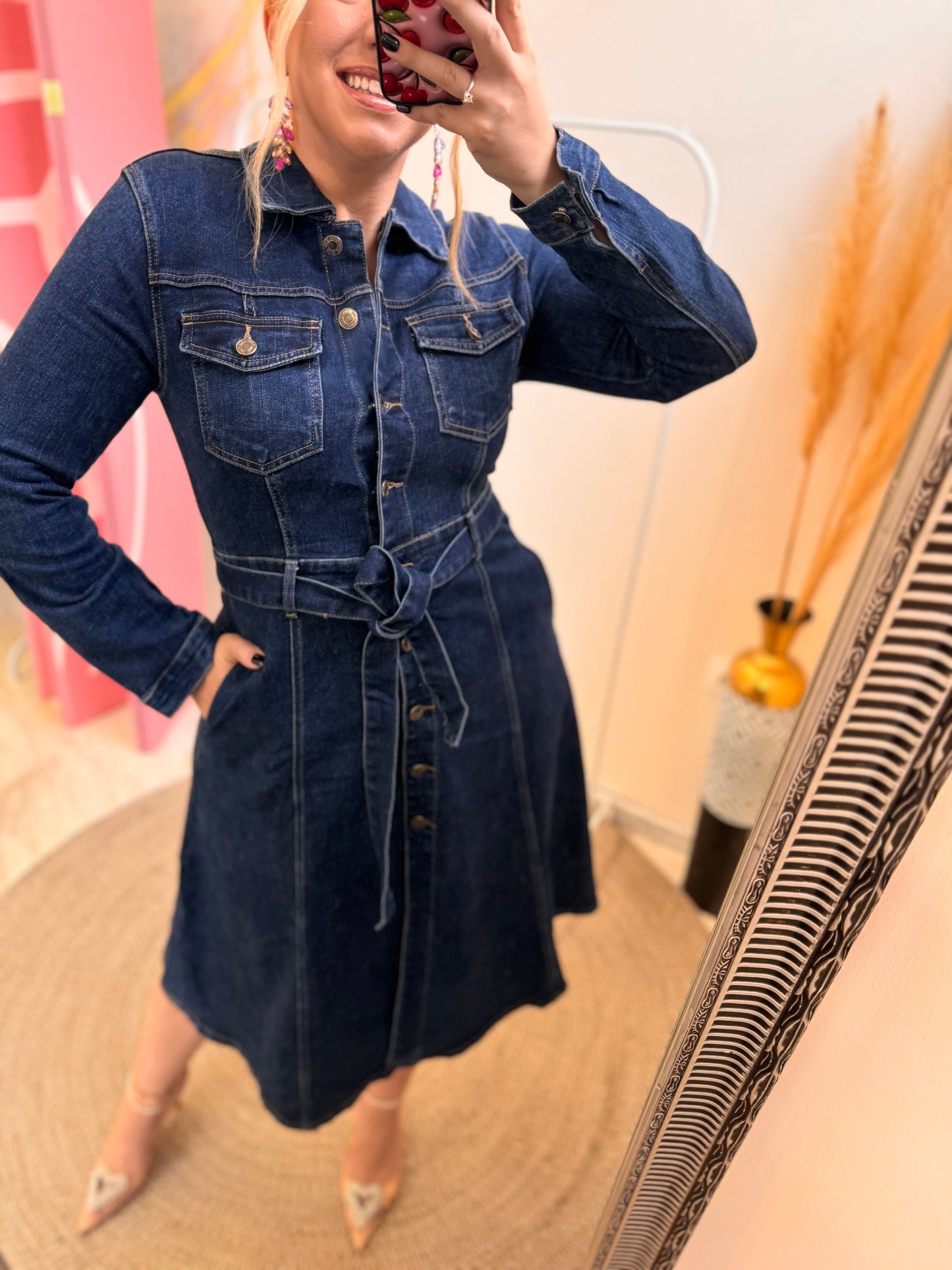 JEAN MIDI DRESS