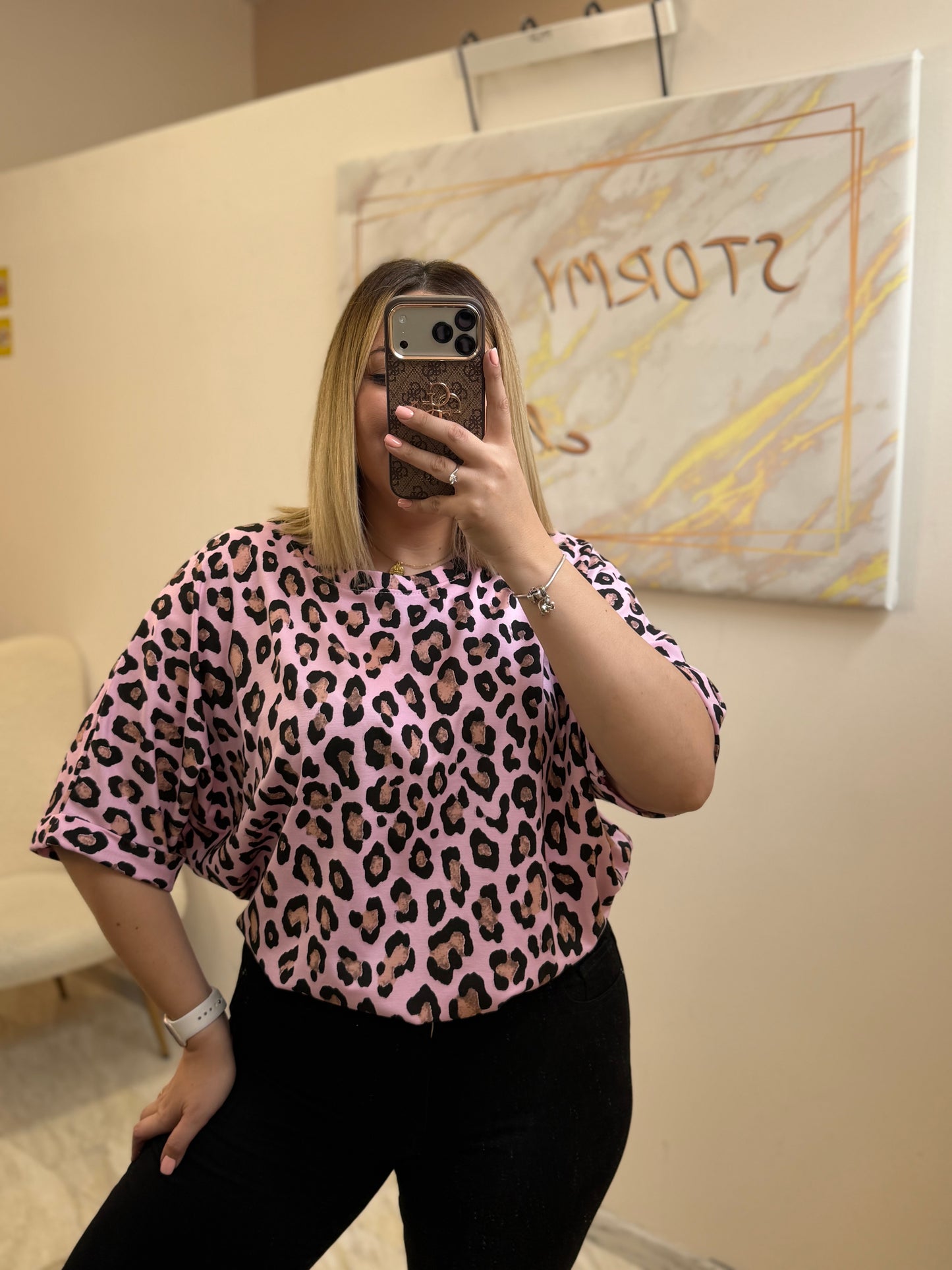 Leopard Oversized Shirt