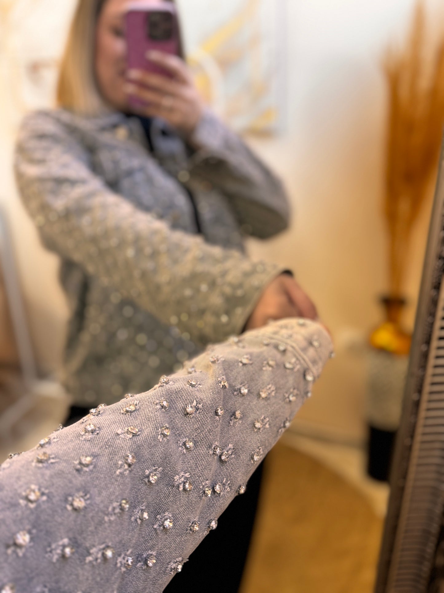 Jean Jacket Mary Grey