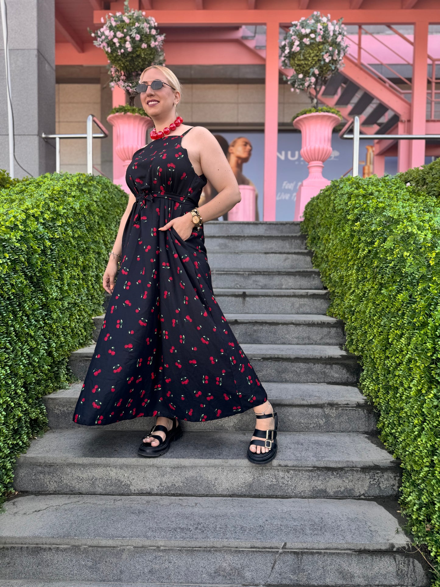 Black Cherry 🍒 Maxi Dress