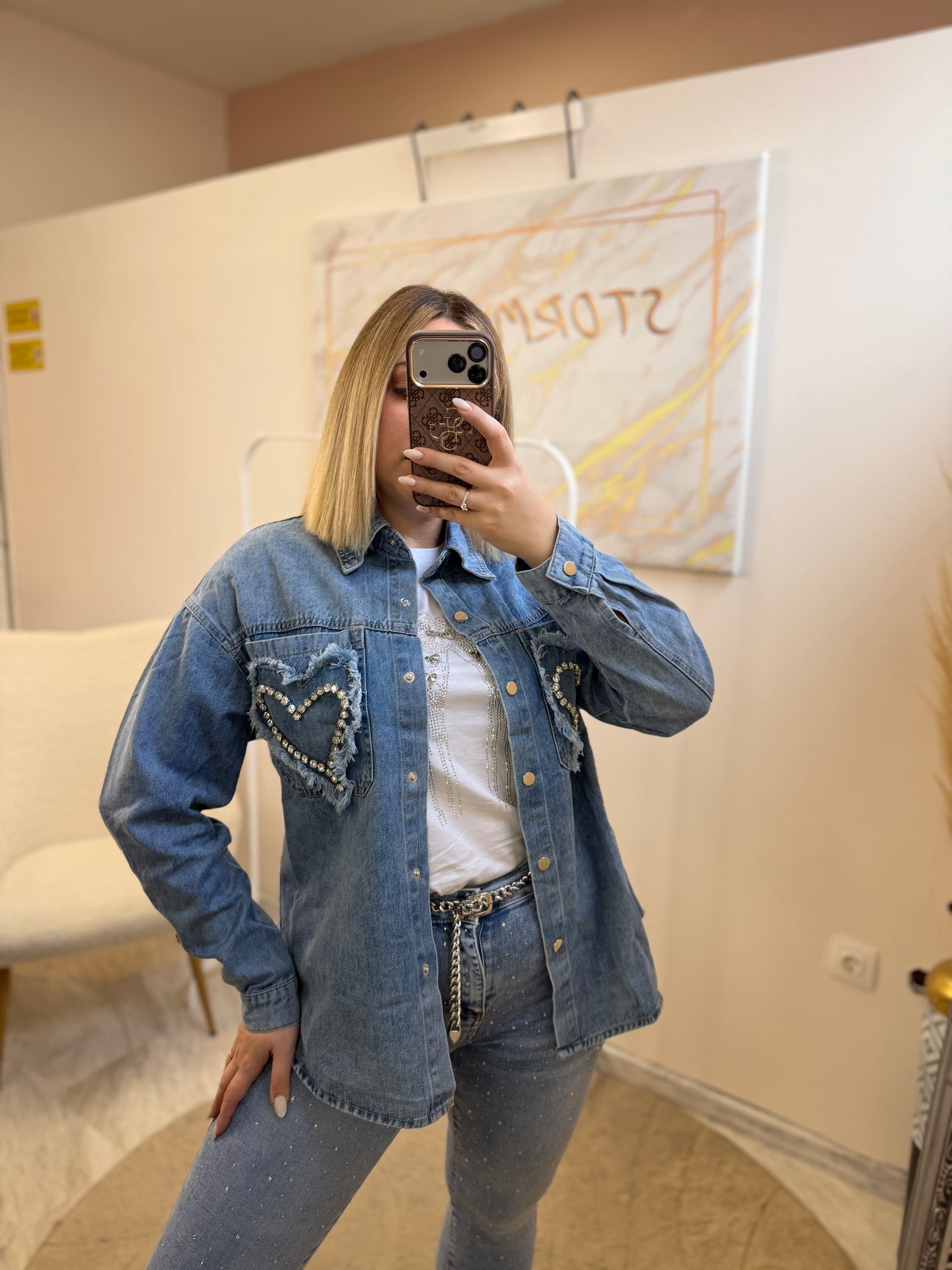 Jean Jacket Heart