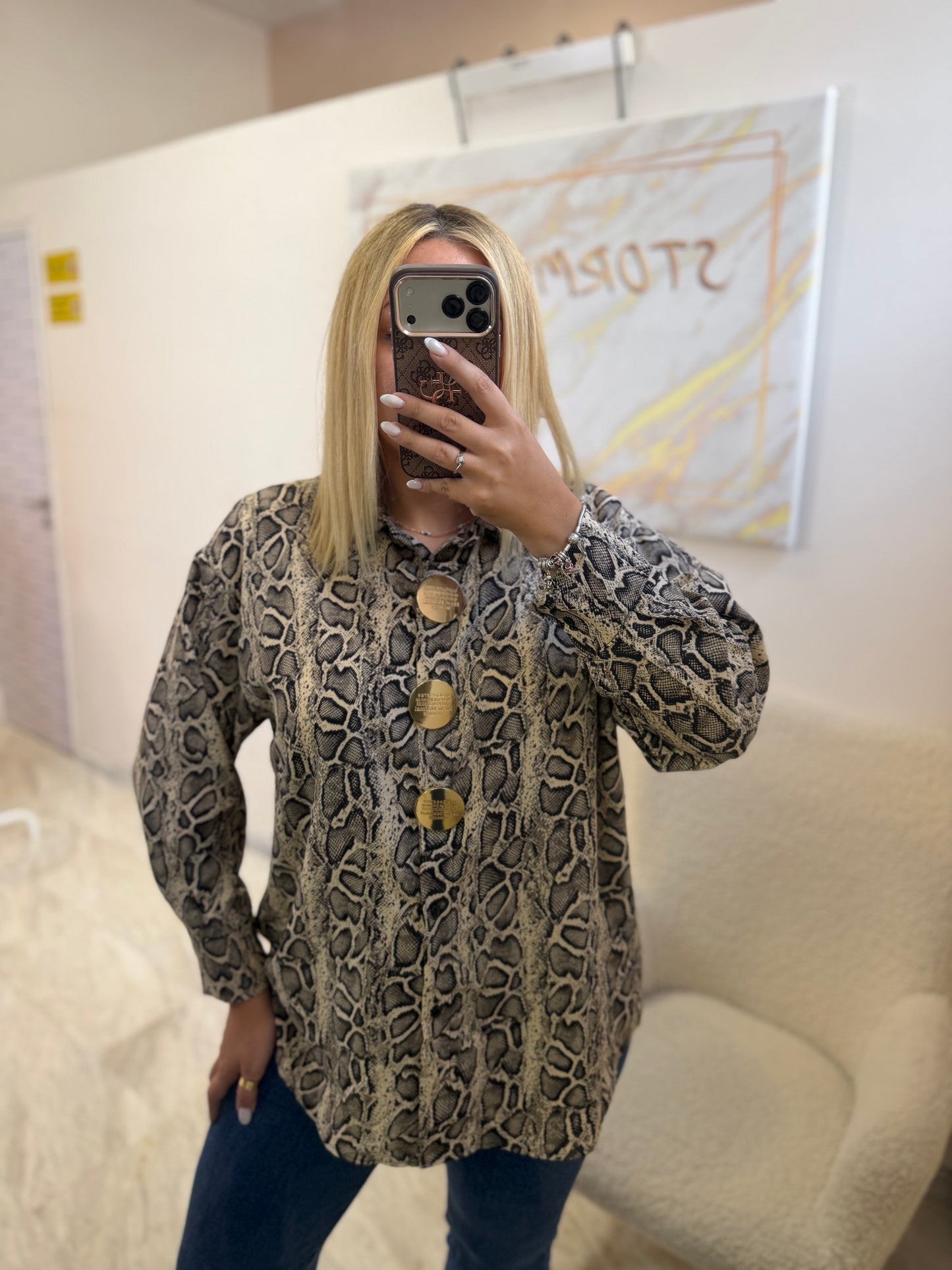 Animal print Πουκάμισο