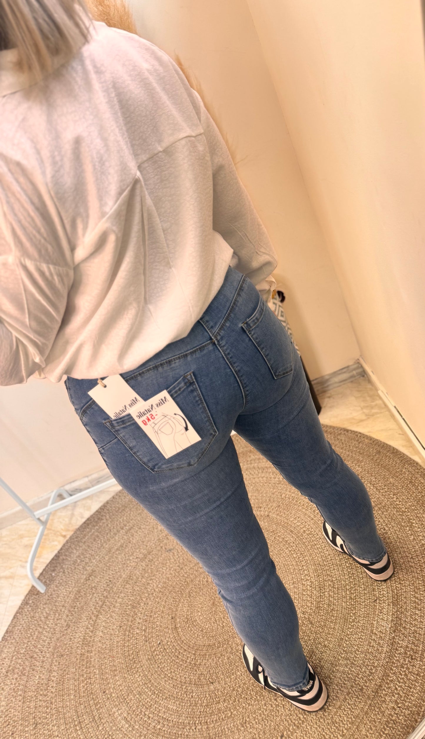 Plus size -5kg blue jean