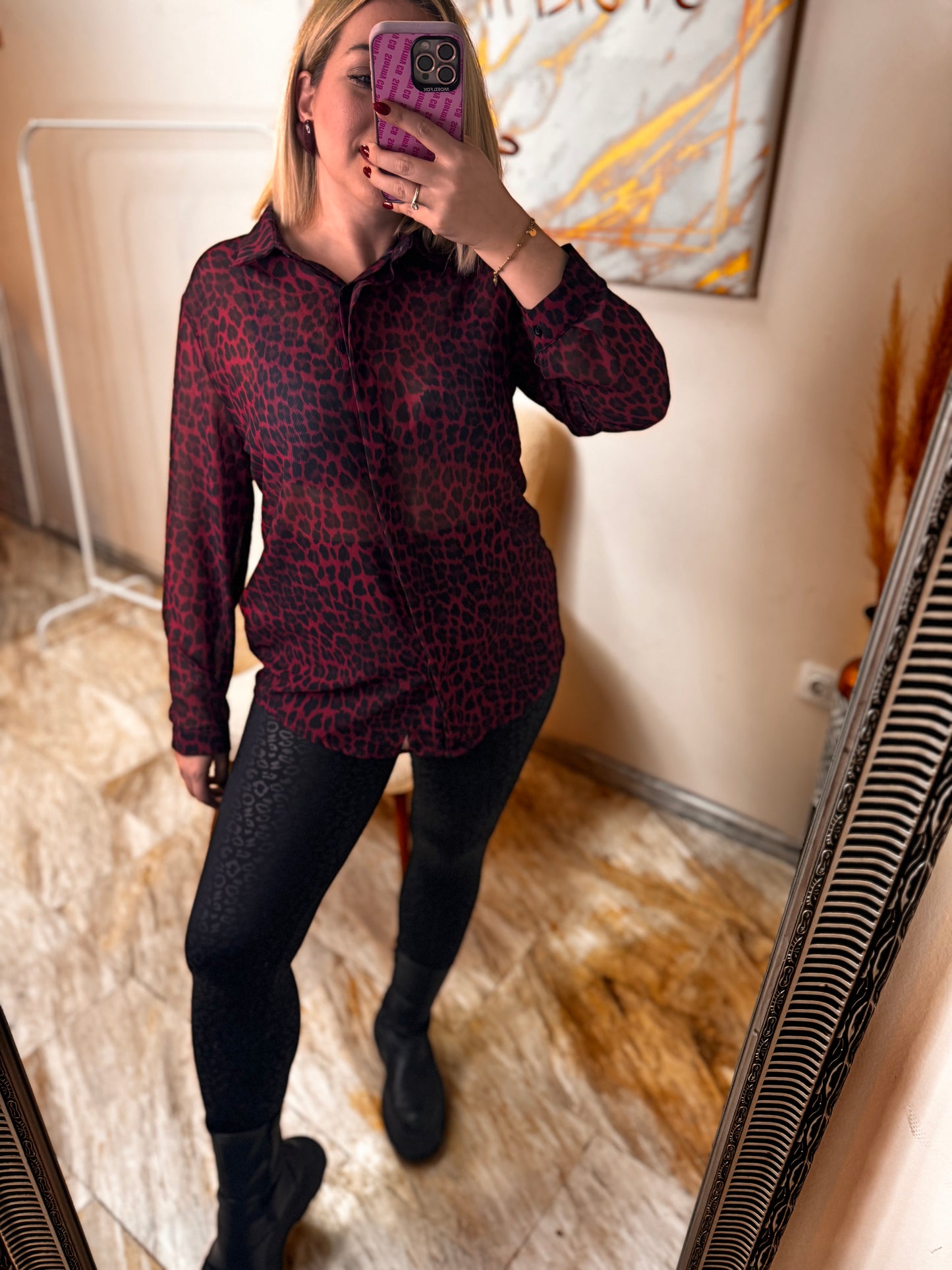 Κολάν Leopard Plus Size