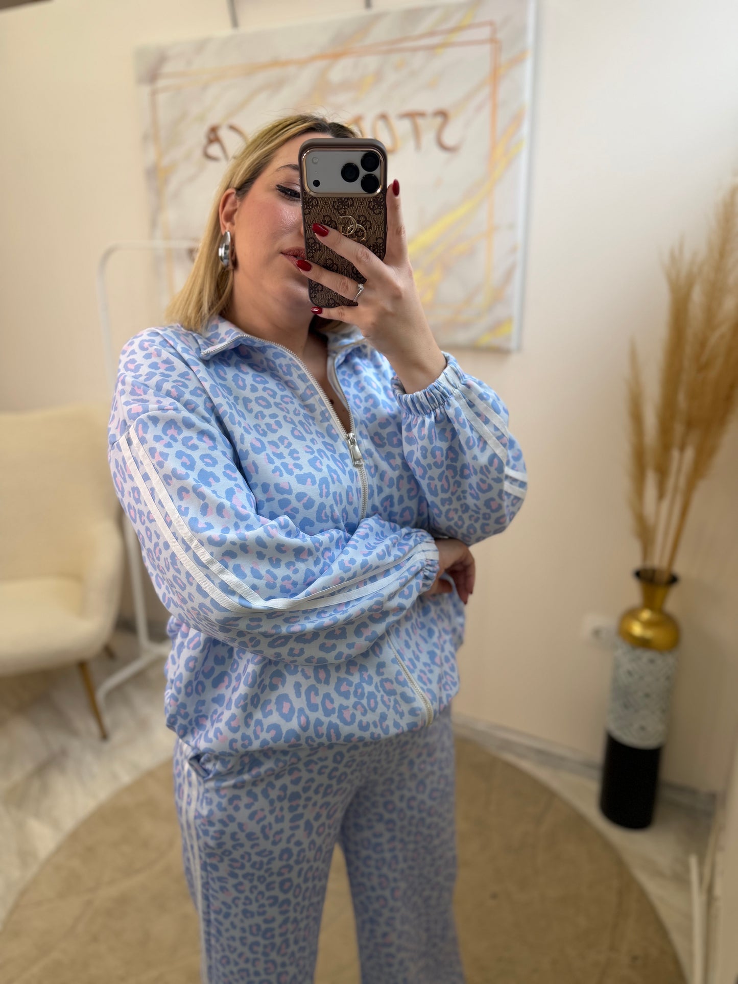 Leopard Striped Set Spring