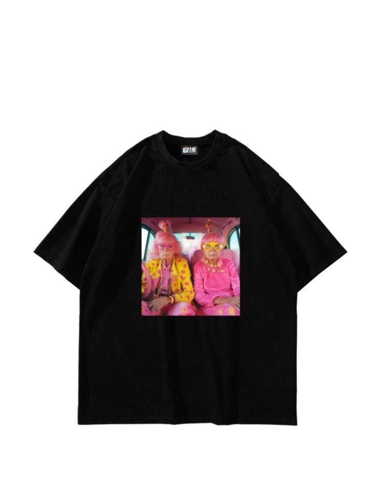 Grandma’s Black Oversized T-shirt