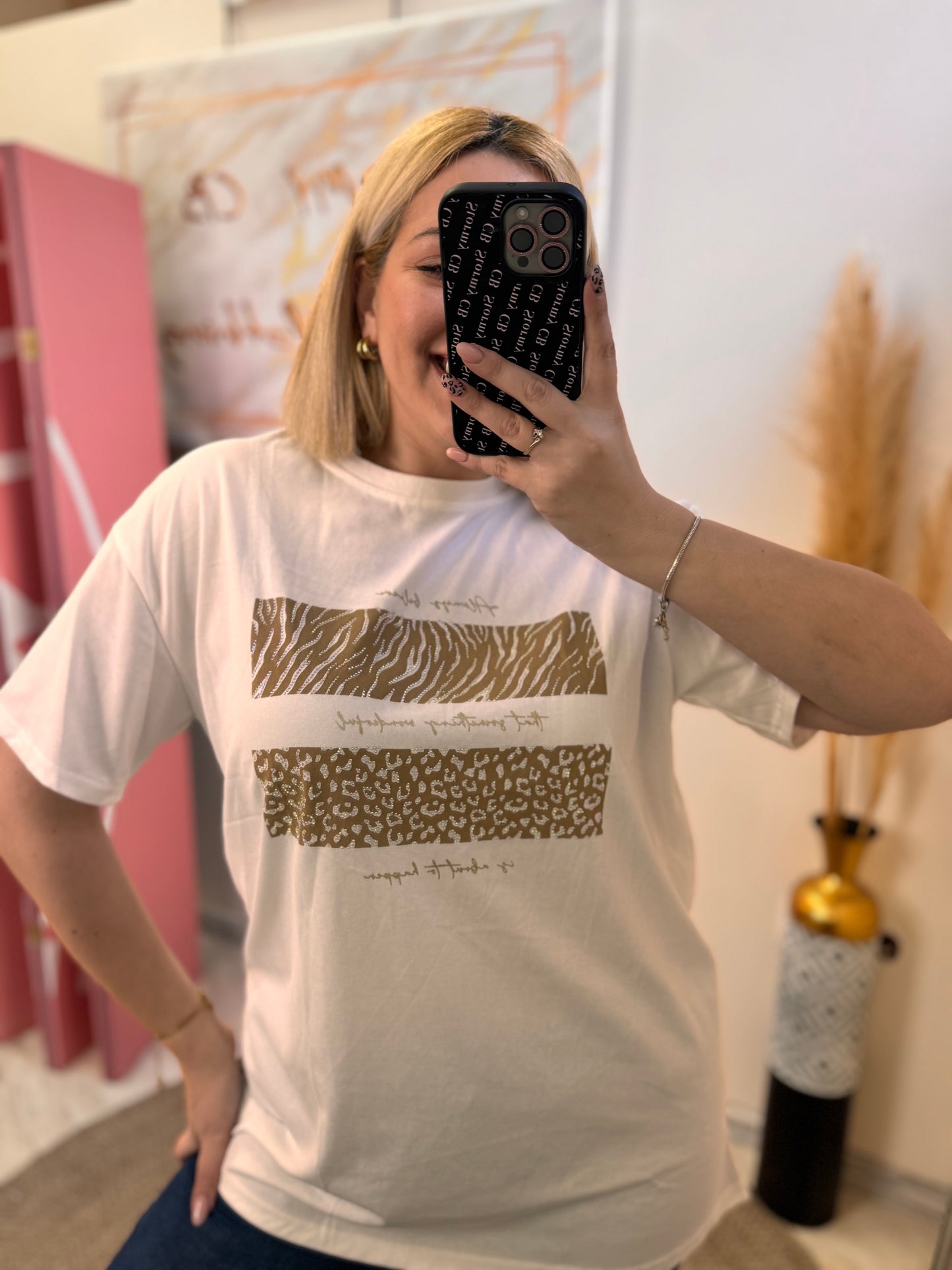 Strass Animal T-shirt