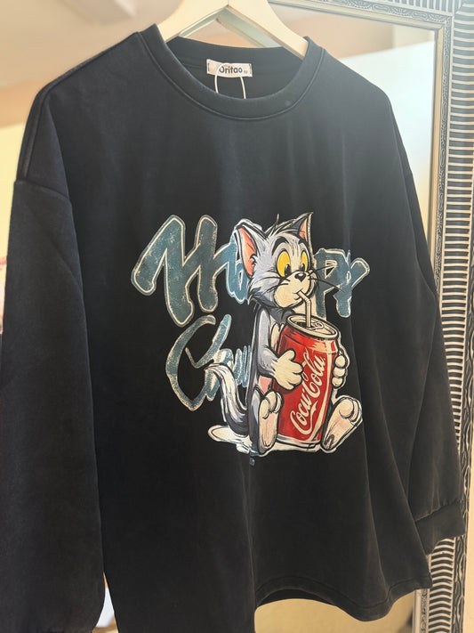 Coke Oversized Shirt Black