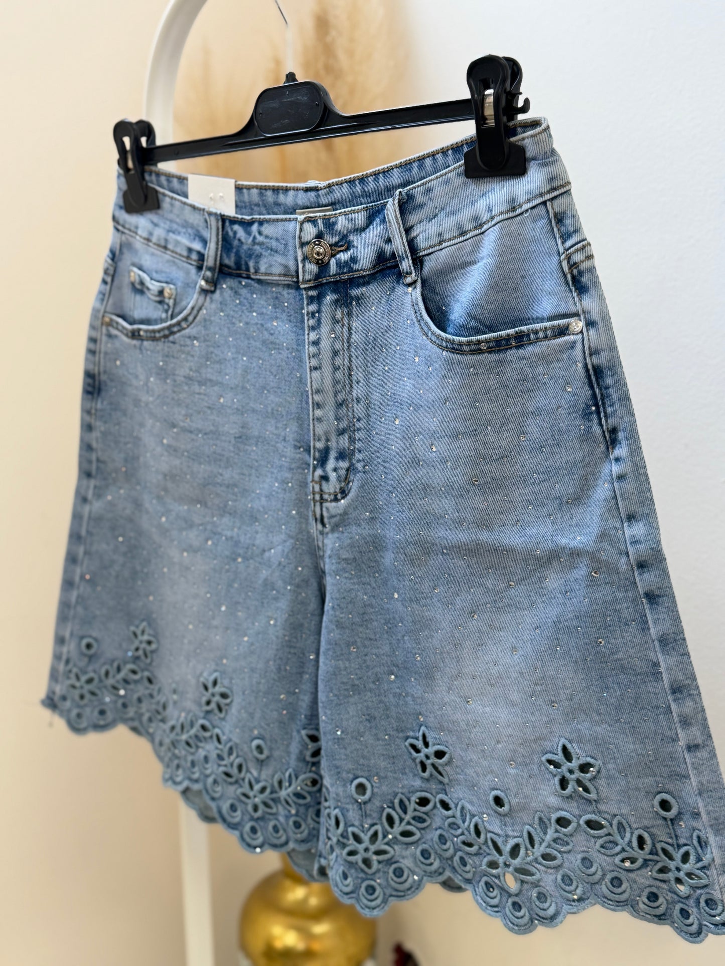 Zoe Strass Shorts