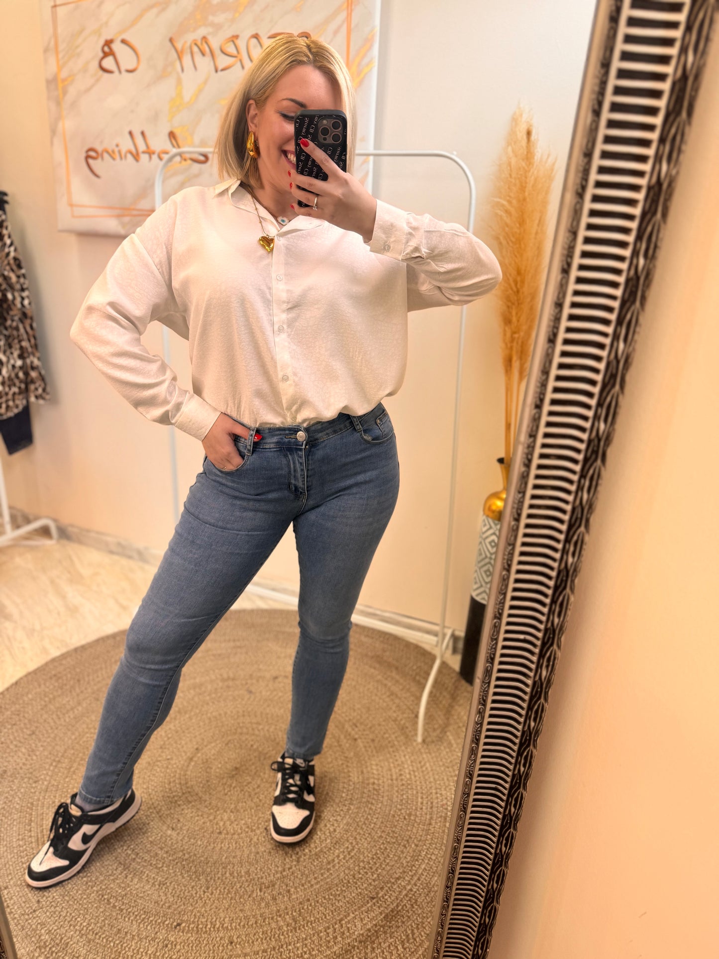 Plus size -5kg blue jean