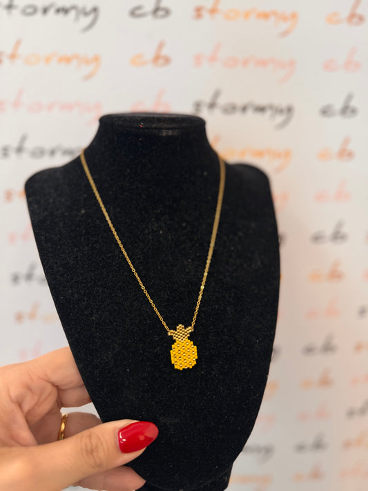 Pineapple 🍍 Miyuki Necklace