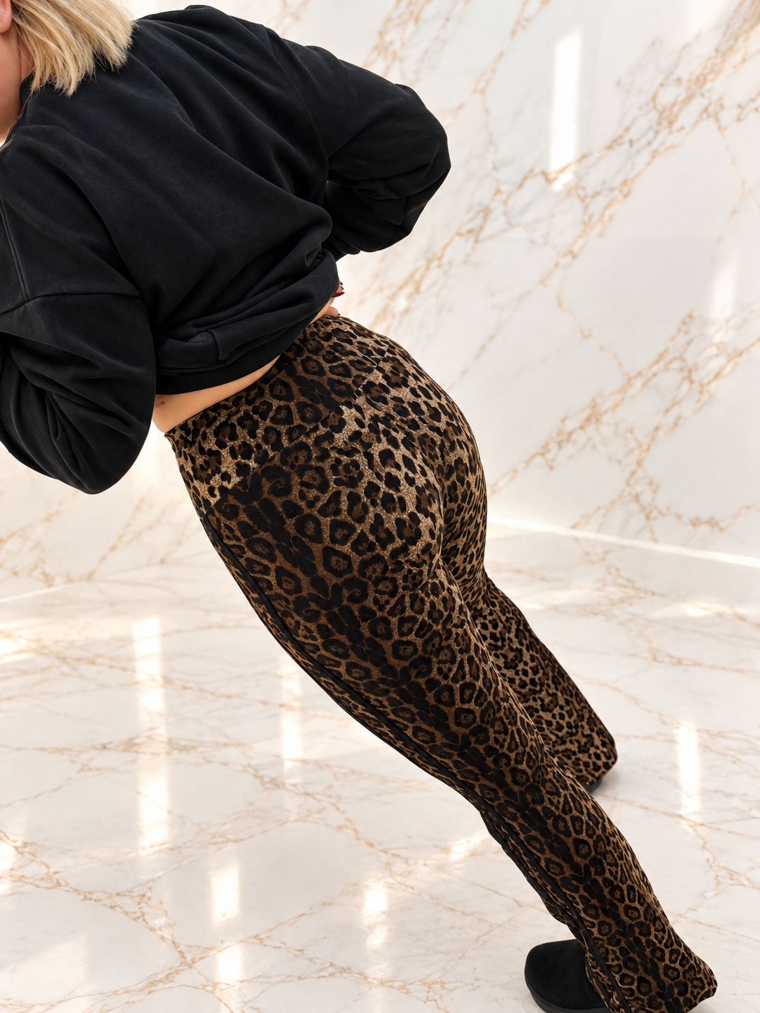 Κολάνοπαντελόνι flare leopard