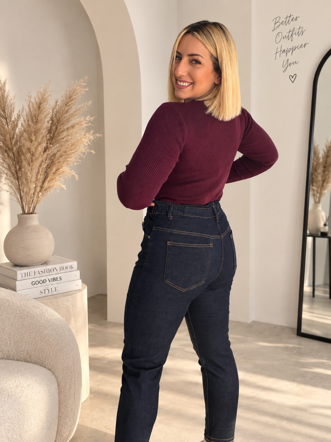 Zizel Dark Blue Jean