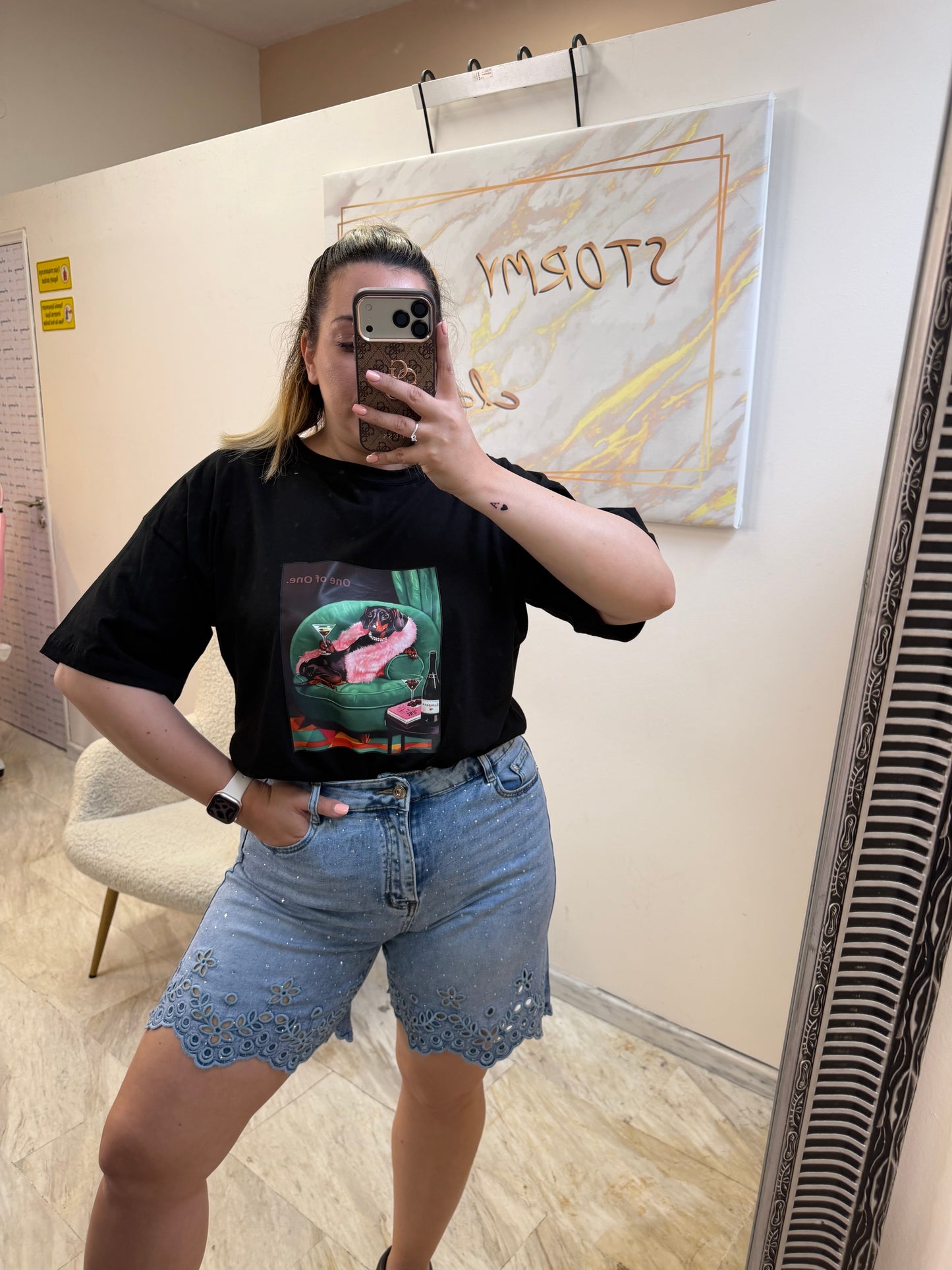 Zoe Strass Shorts