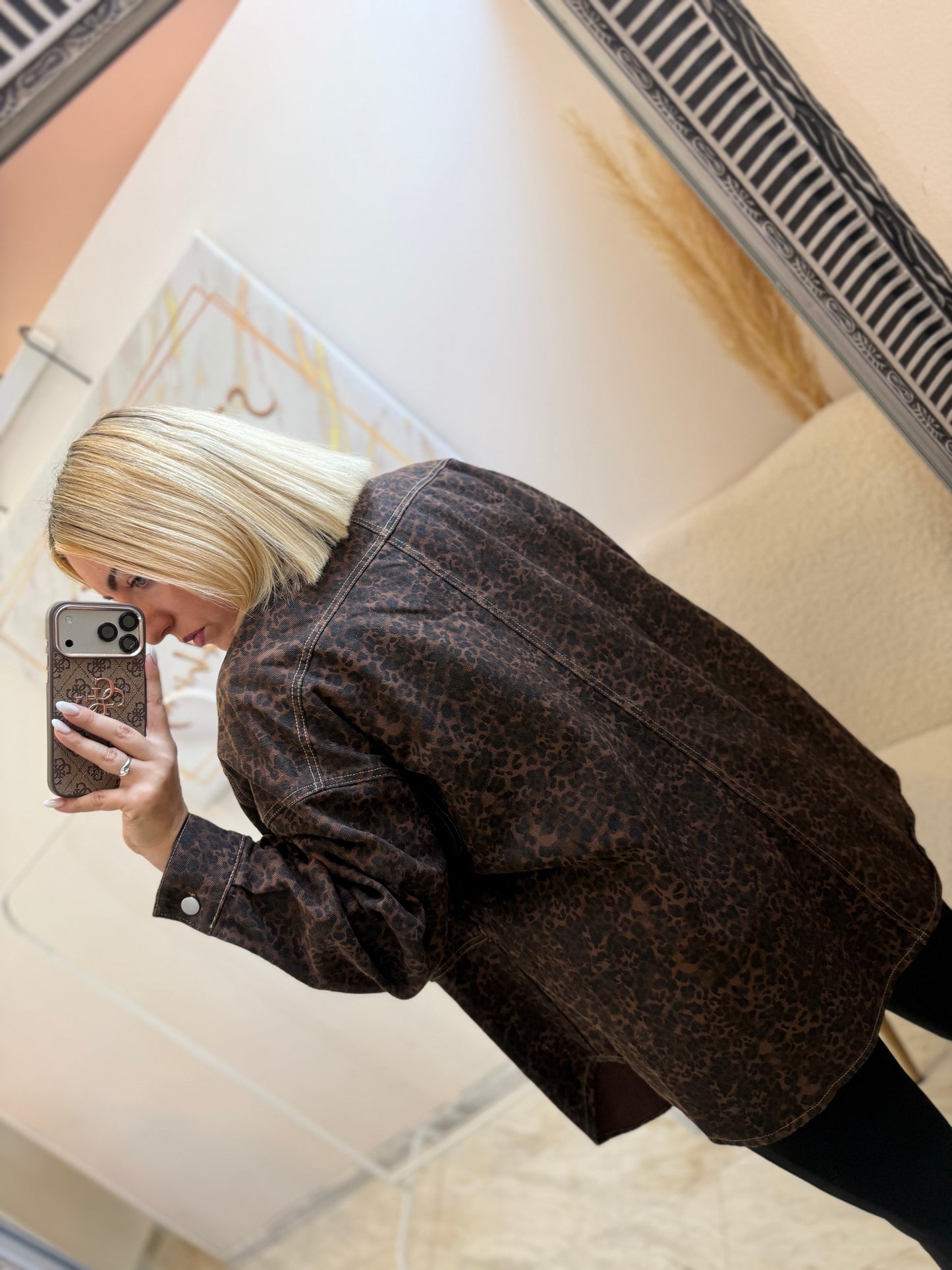 Jacket Oversized Leopard