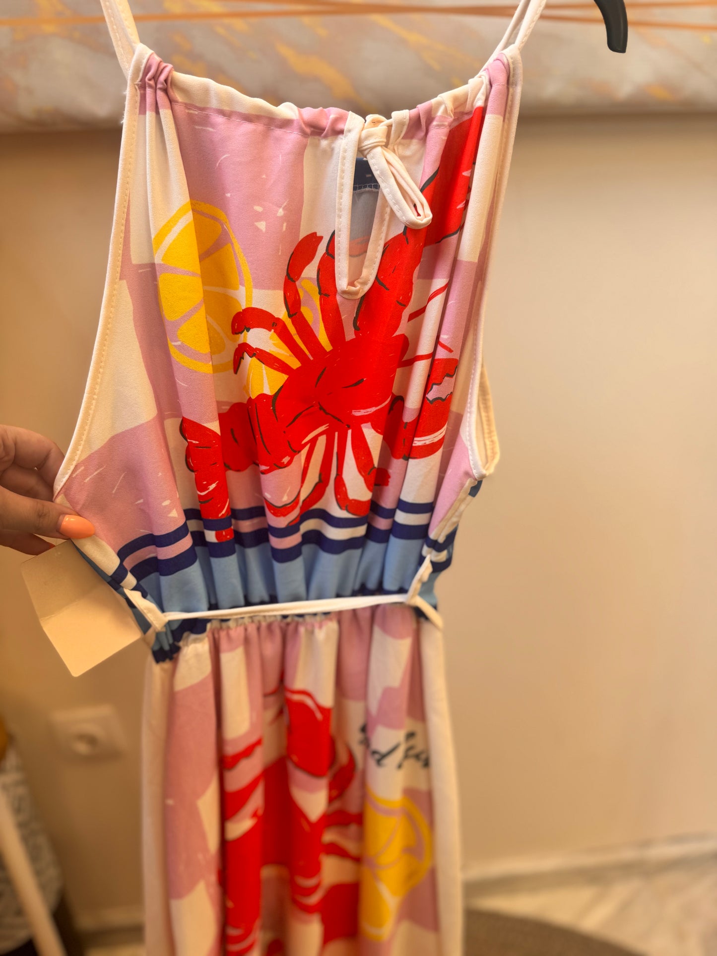 Crab 🦀 Midi Dress