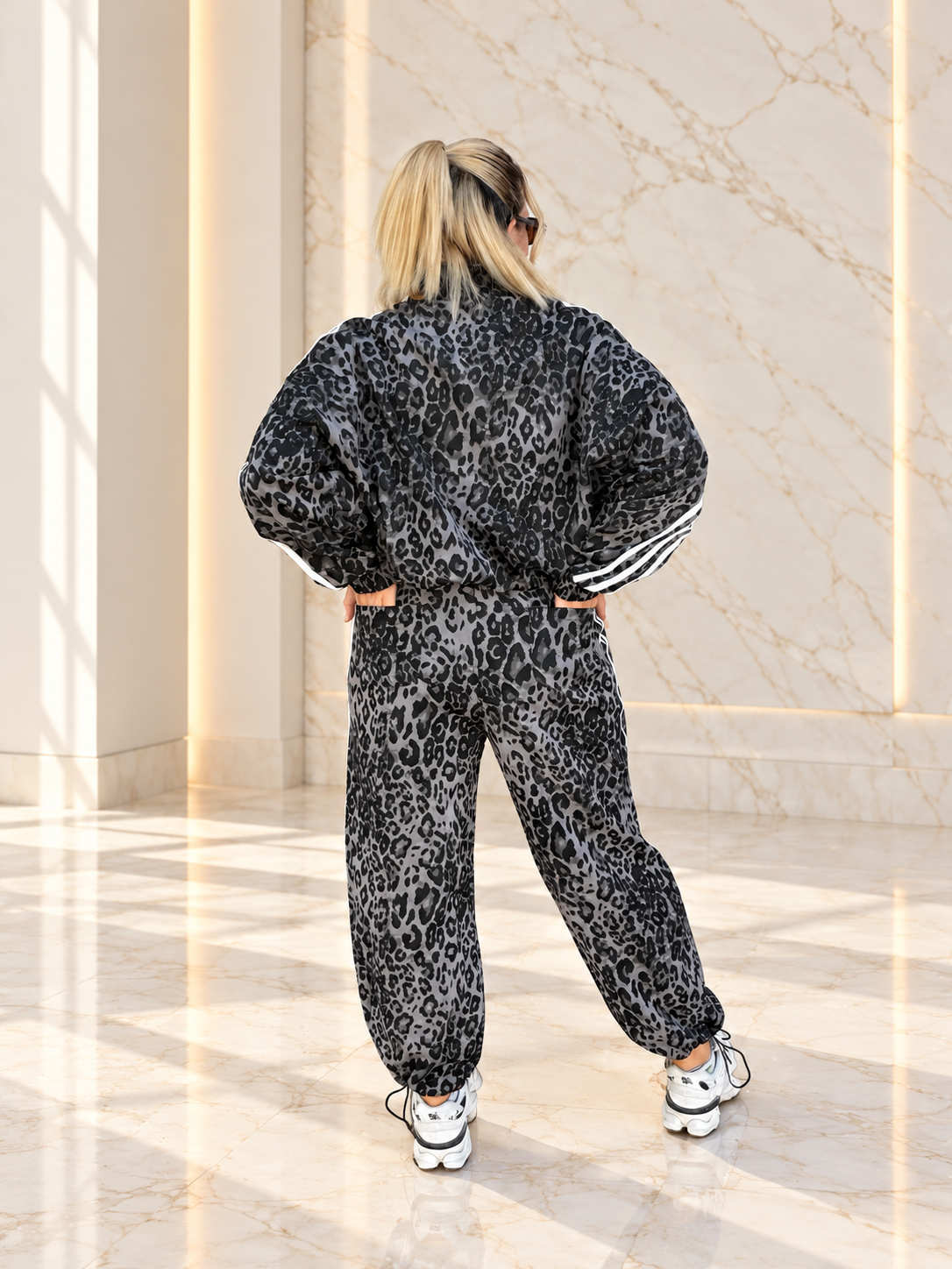 Oversized Leopard Set