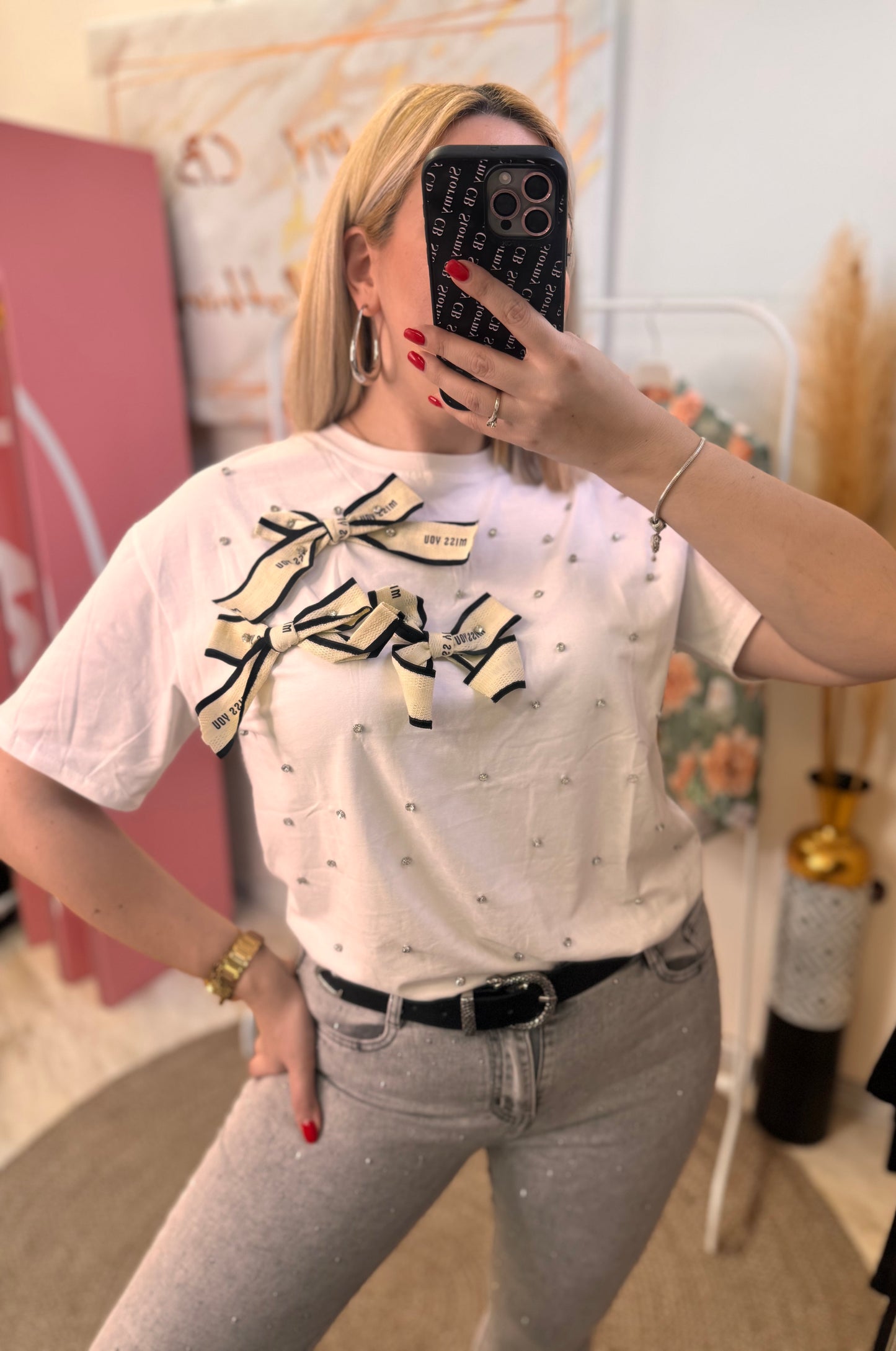 Bow & Strass T-shirt