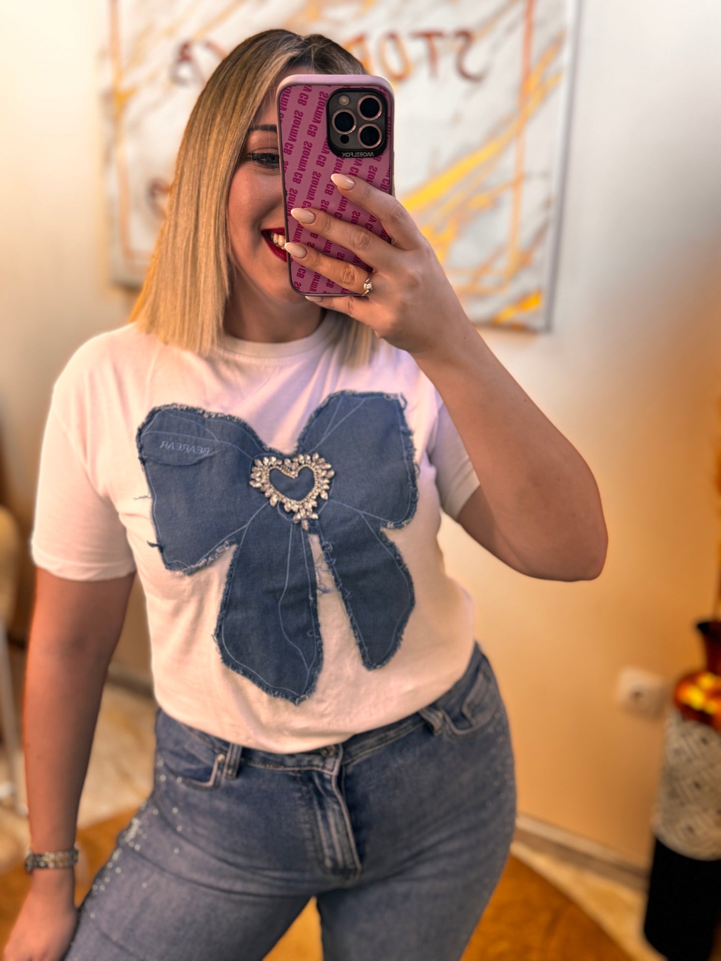 Jean Bow T-shirt
