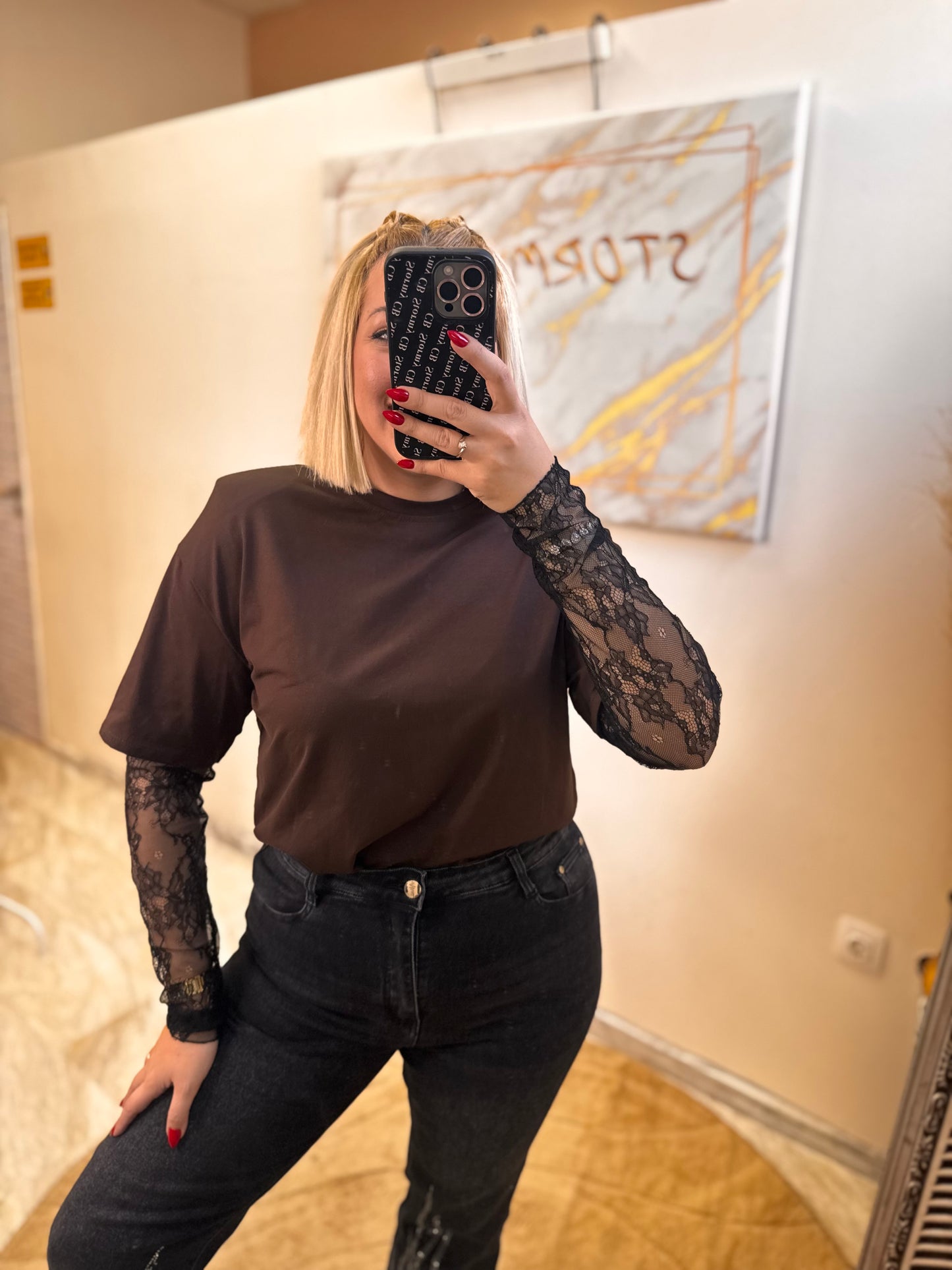 Veronica Shirt Chocolate