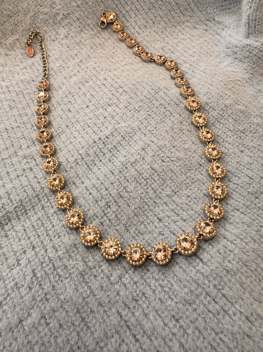 Circle Diamond Necklace