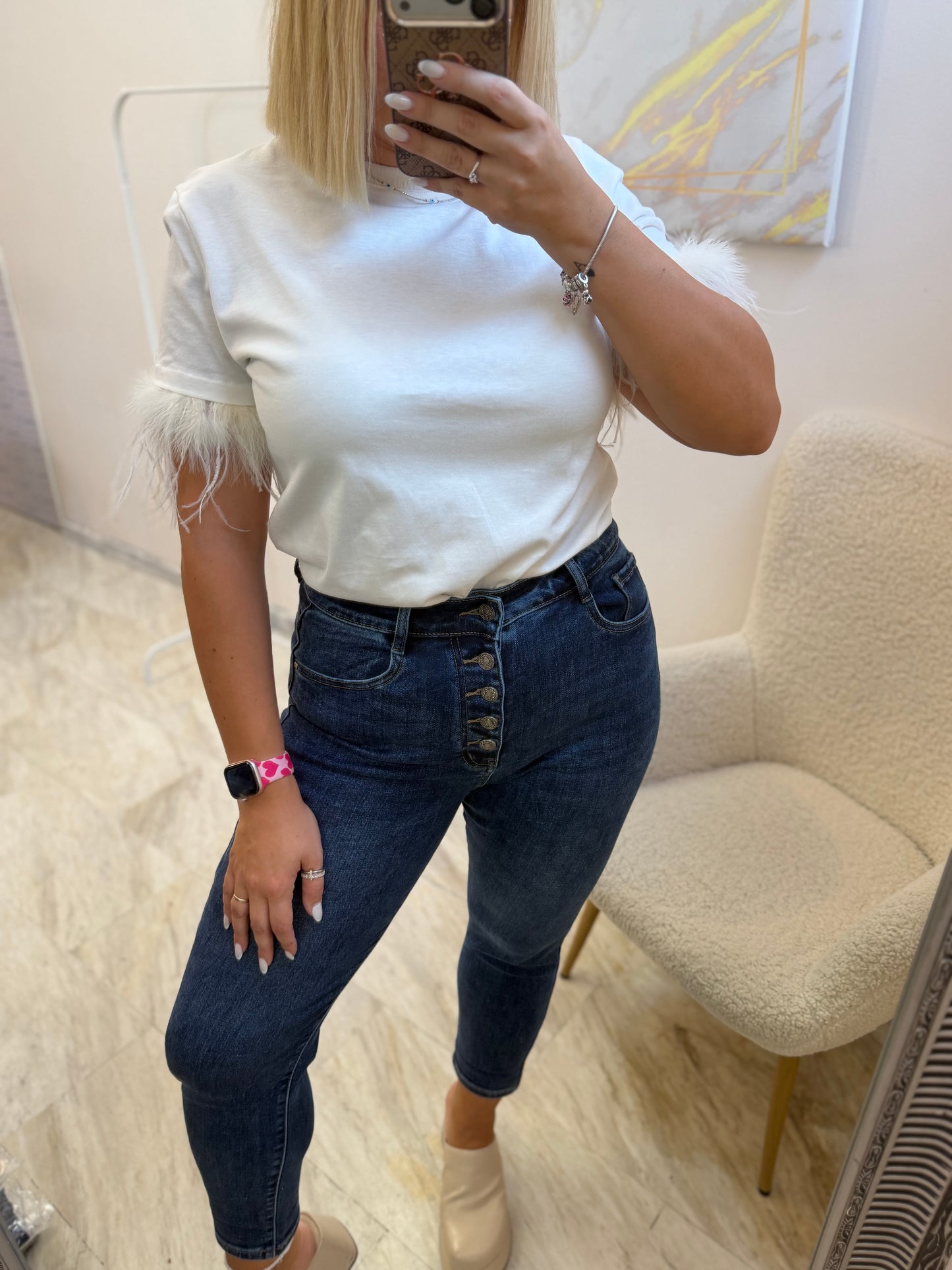 Helen Elastic Jean Blue