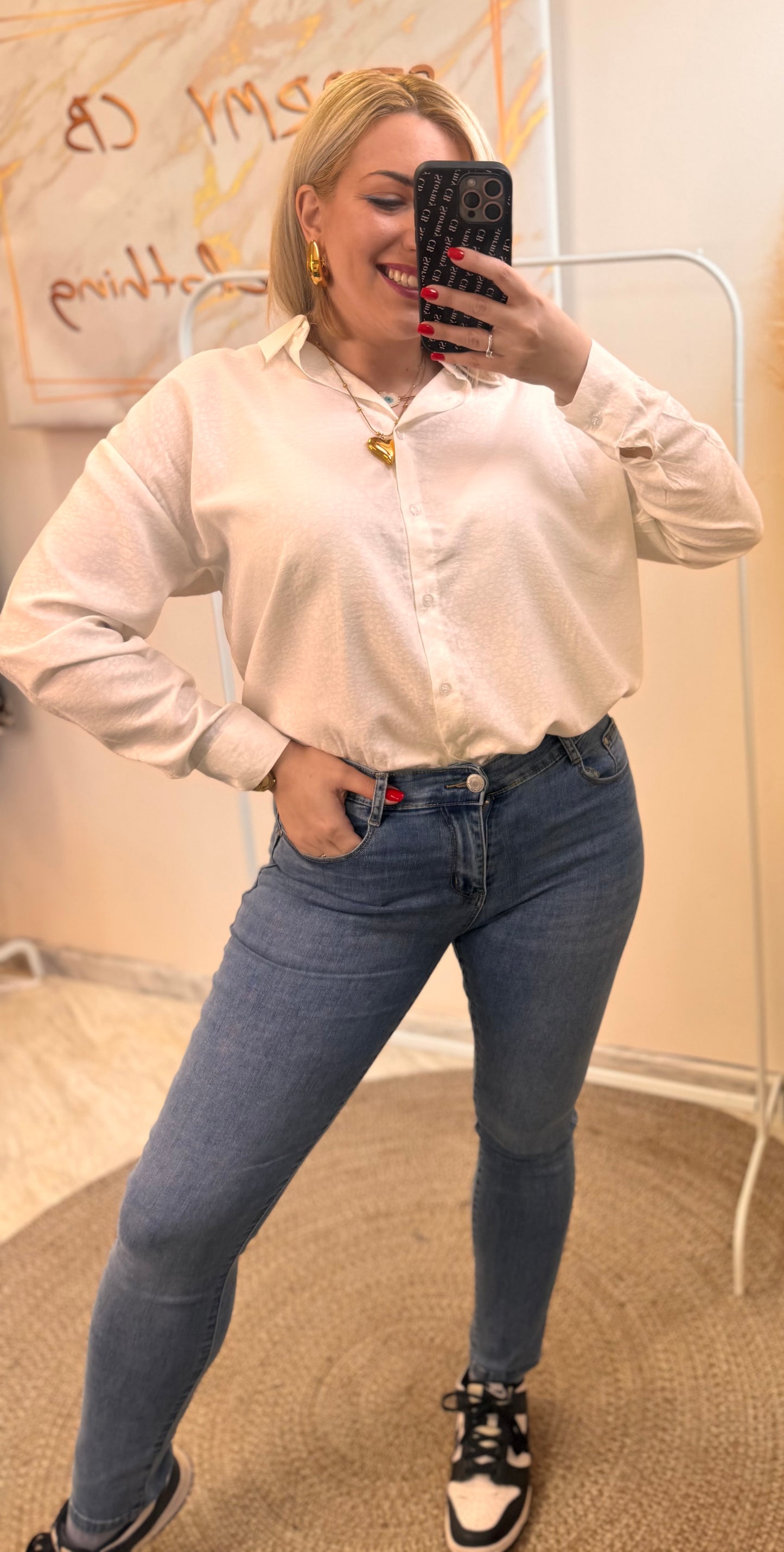 Plus size -5kg blue jean