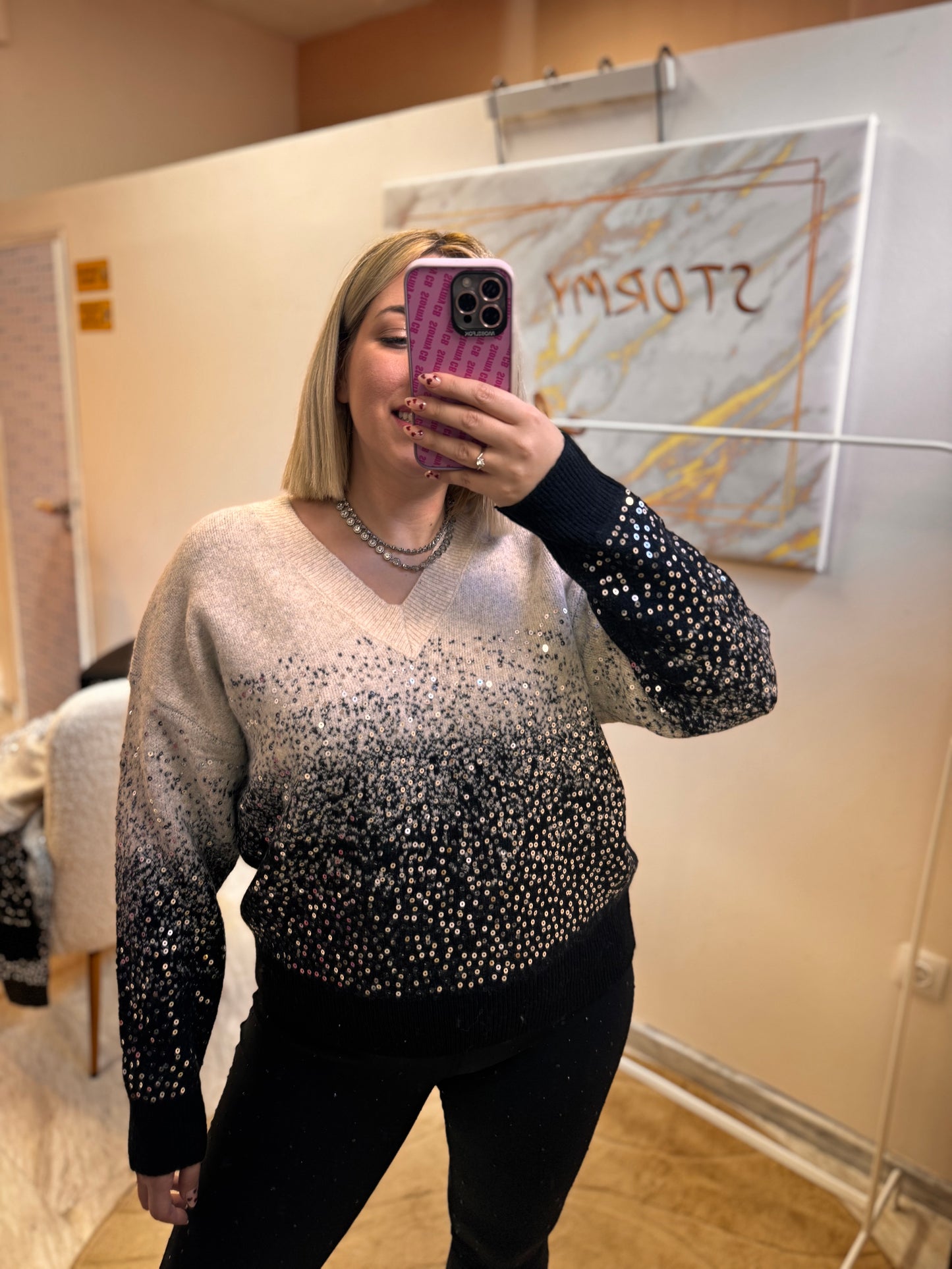 Όμπρε Πουλόβερ Βε Μαύρο