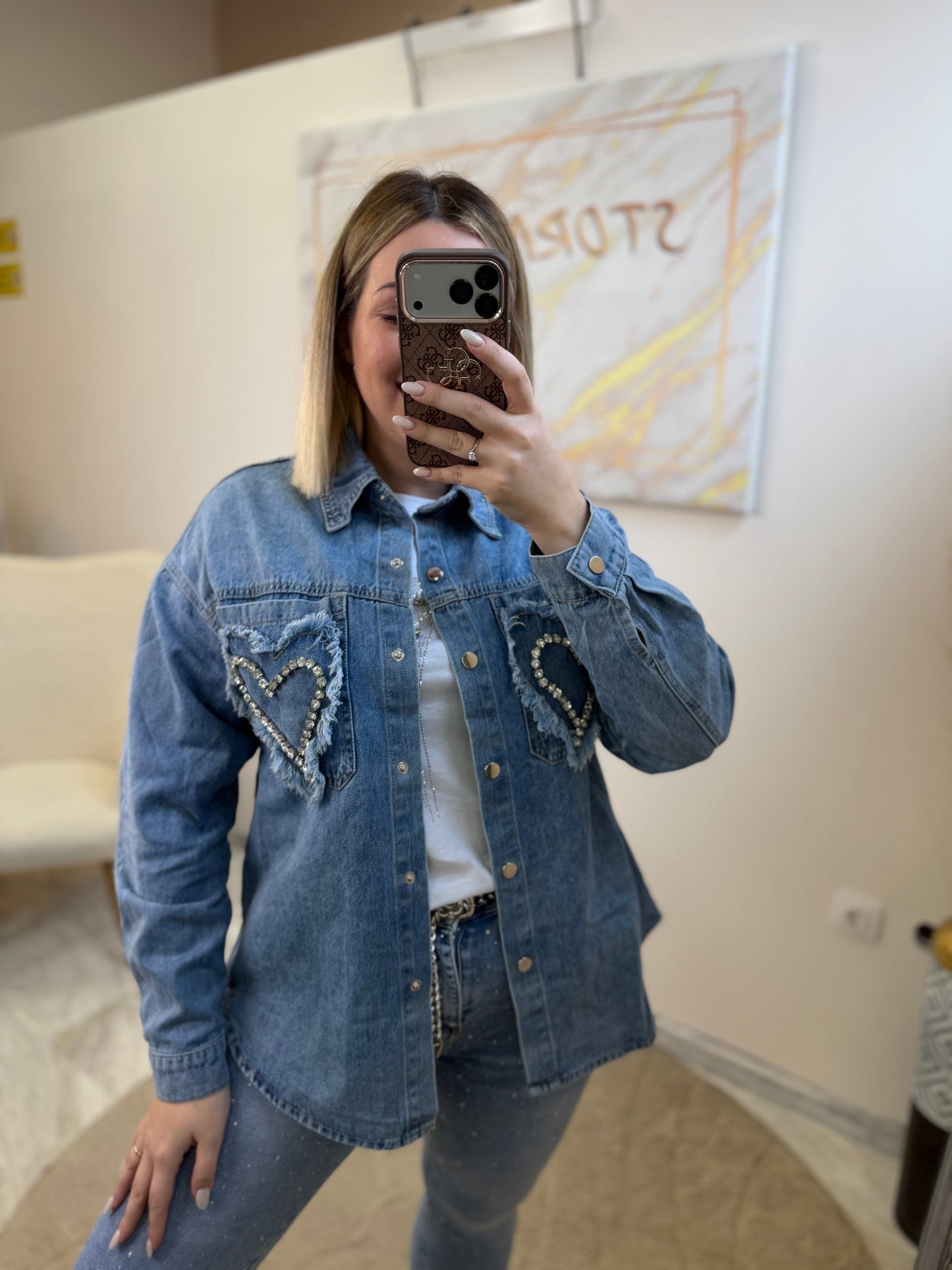 Jean Jacket Heart